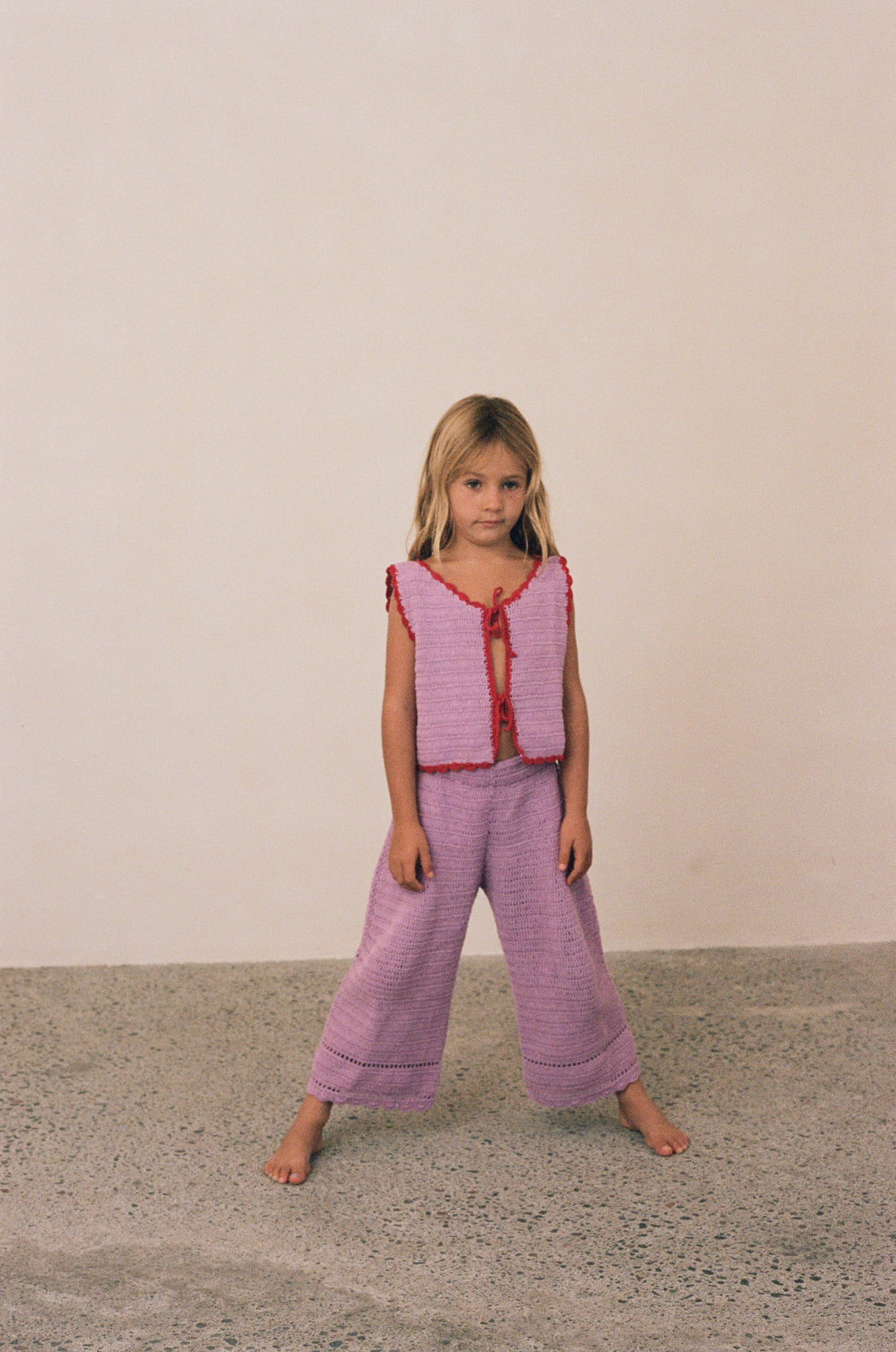 Crochet Vest | Lilac