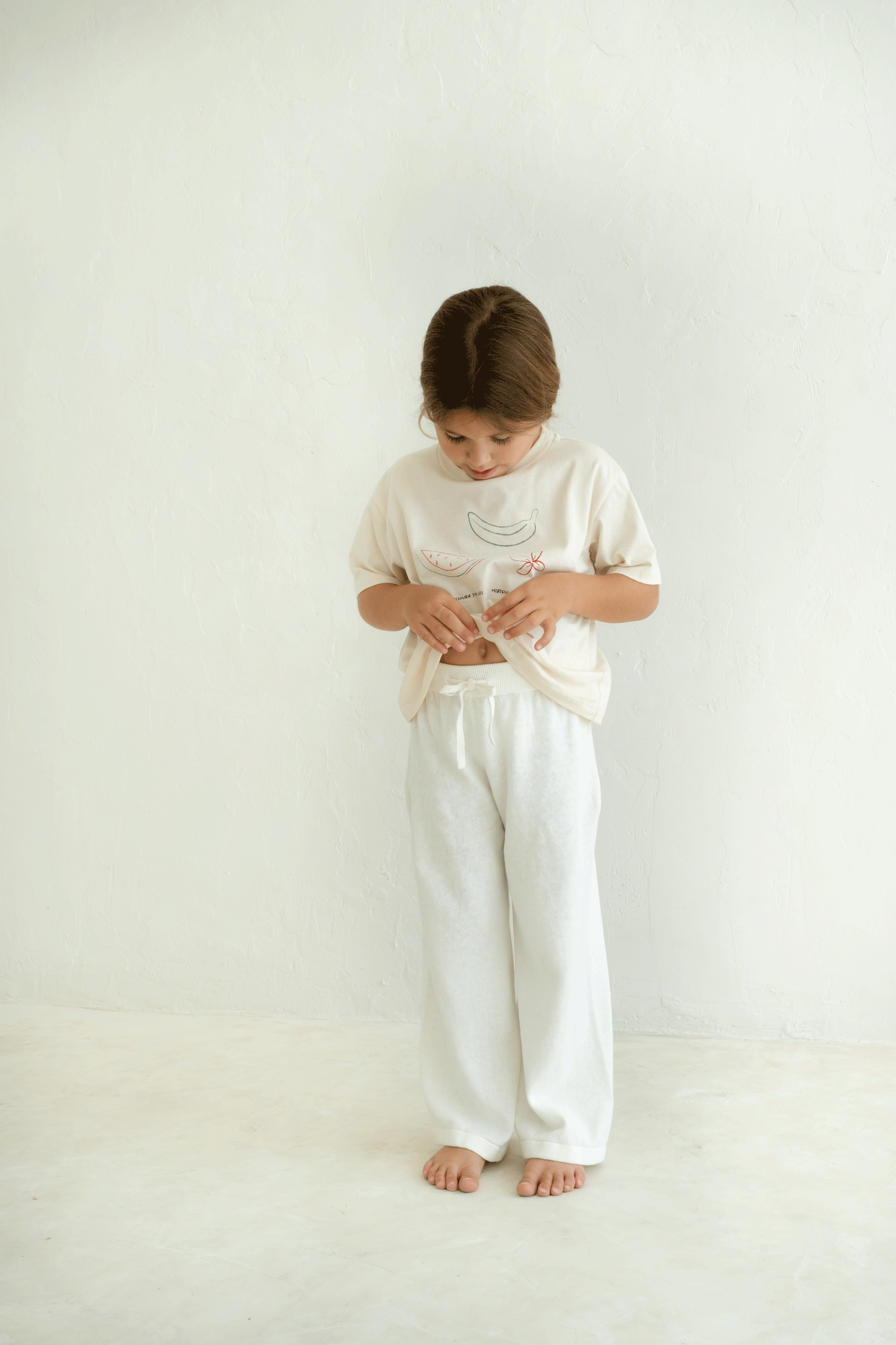 Thin Knit Pants | Off white