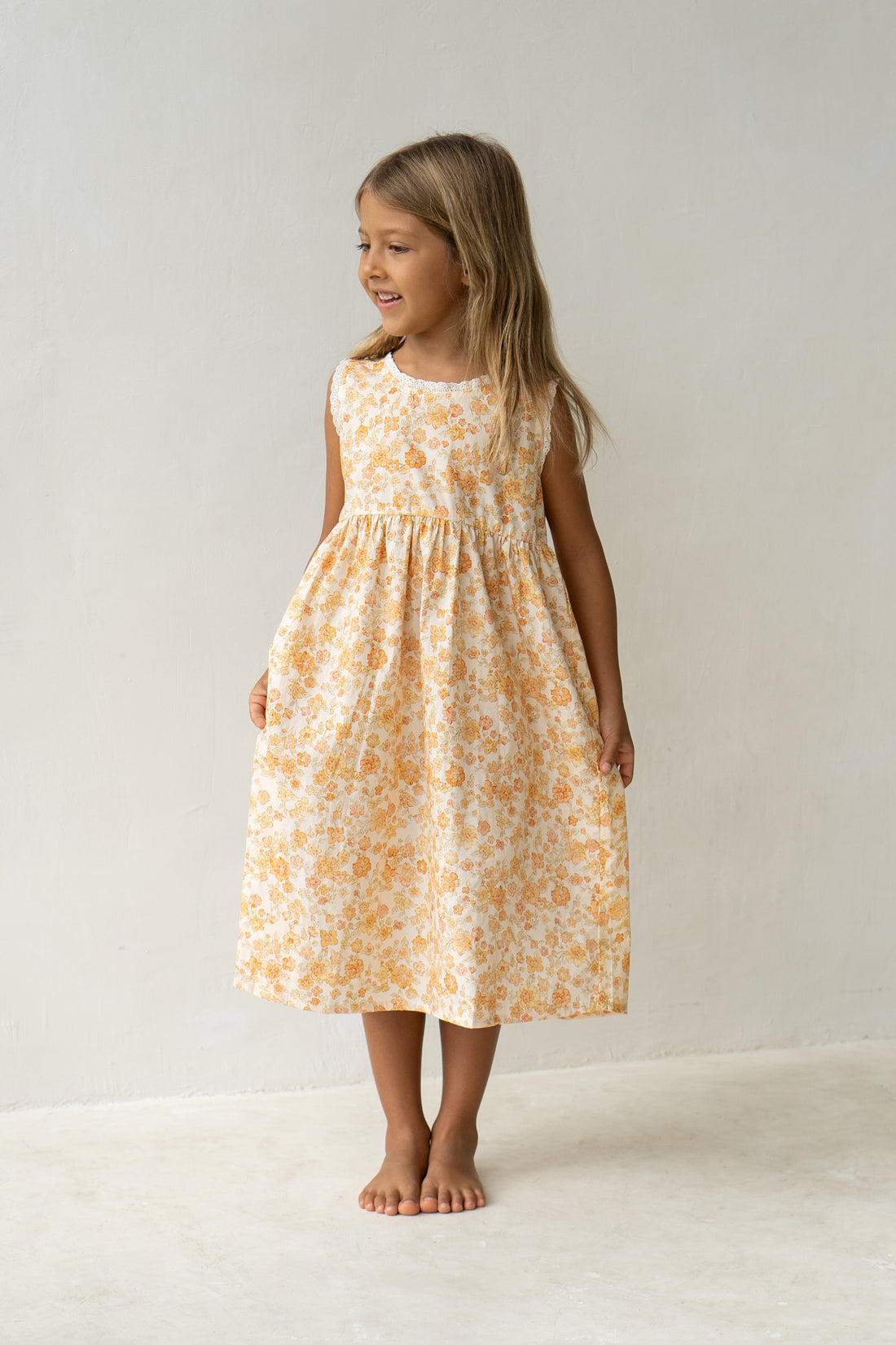 Eden Dress | Buttercup Print