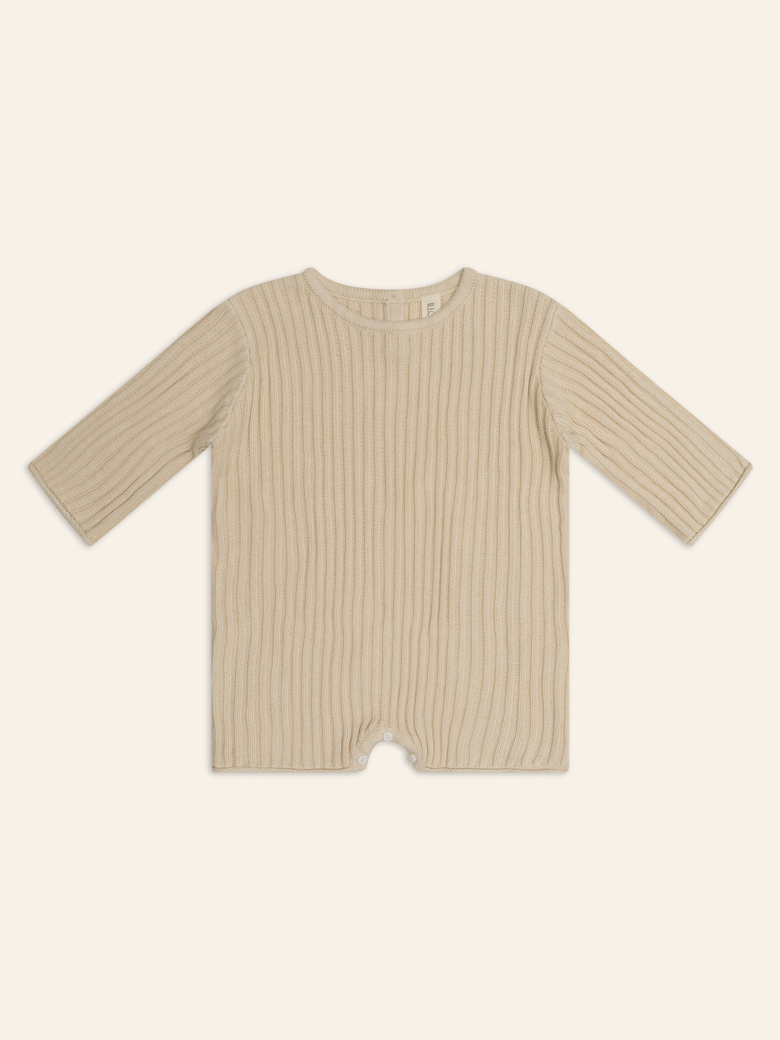 Essential Knit Romper | Biscuit