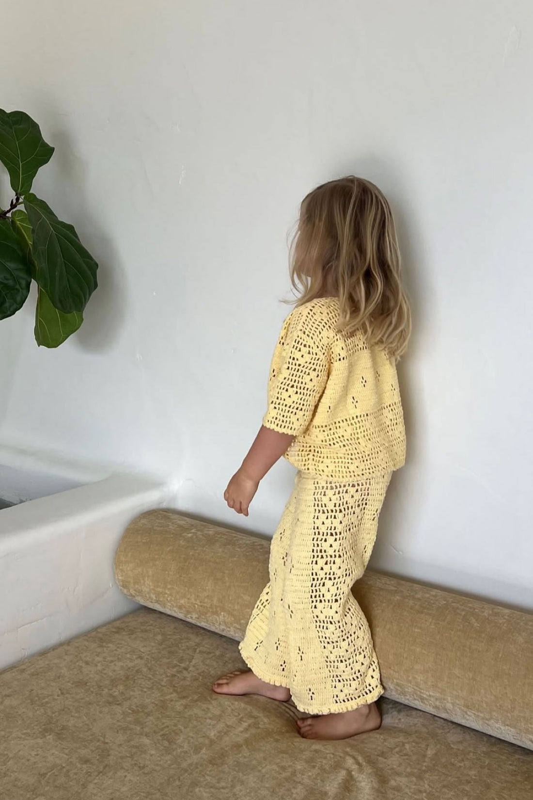 Filet Crochet Pants | Butter