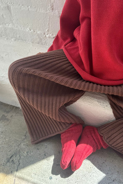 Essential Knit Pant | Cocoa