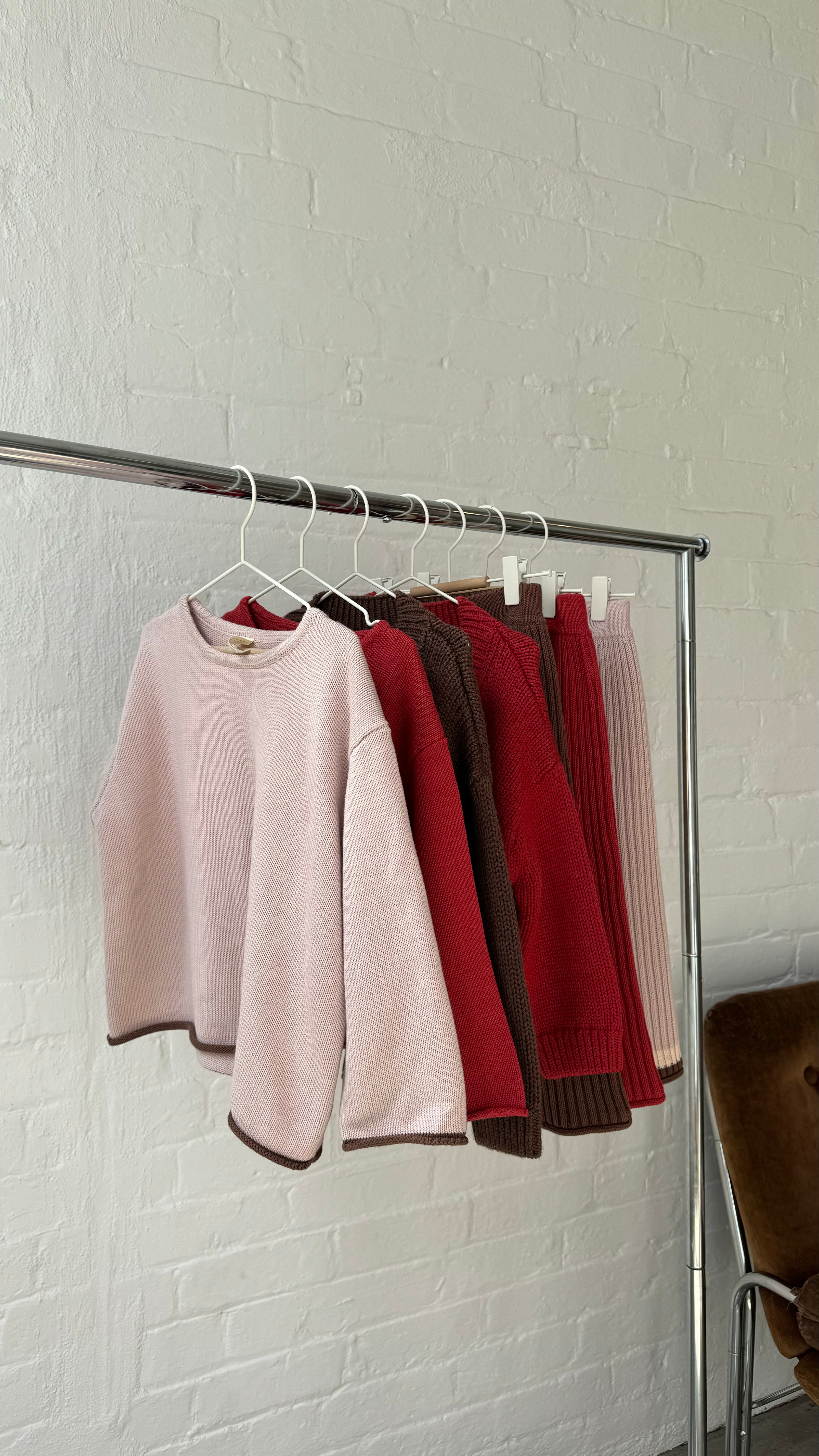 Essential Knit Jumper | Dusty Pink
