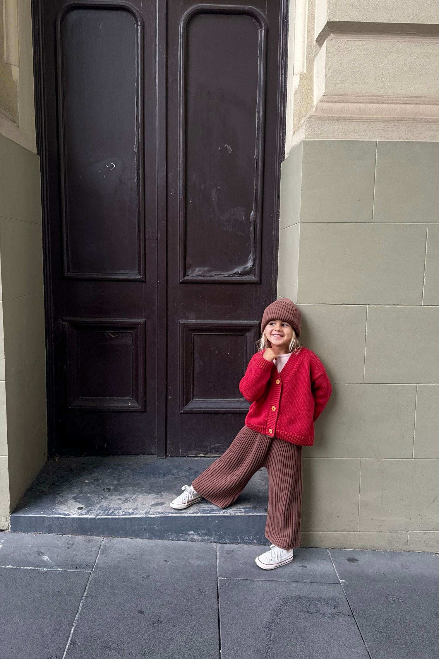 Wool Knit Cardigan| Chilli
