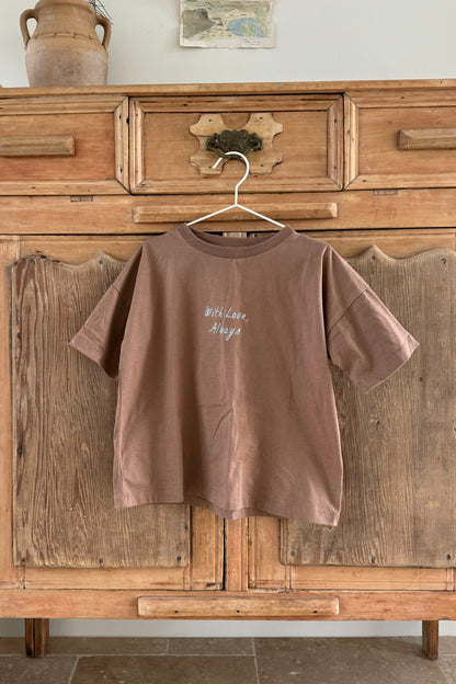 With Love Tee | Choc