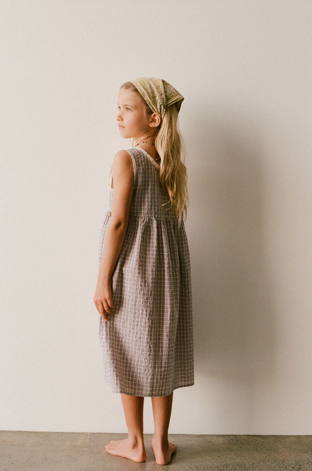 Eden Dress | Mauve Plaid