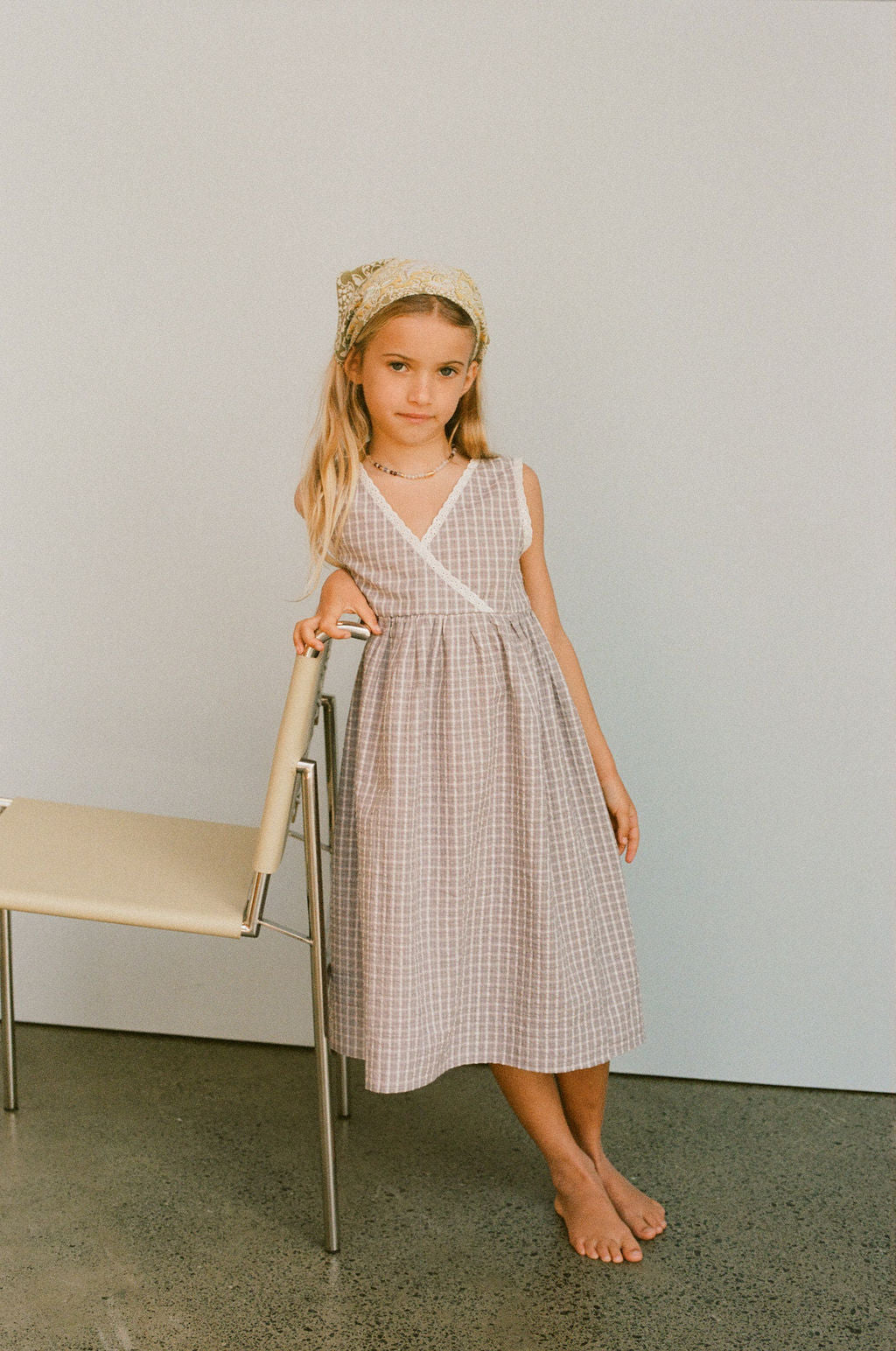 Eden Dress | Mauve Plaid