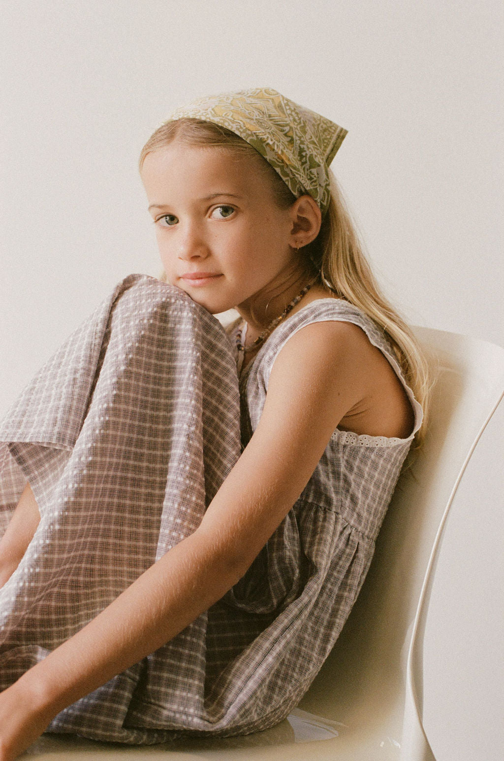Eden Dress | Mauve Plaid