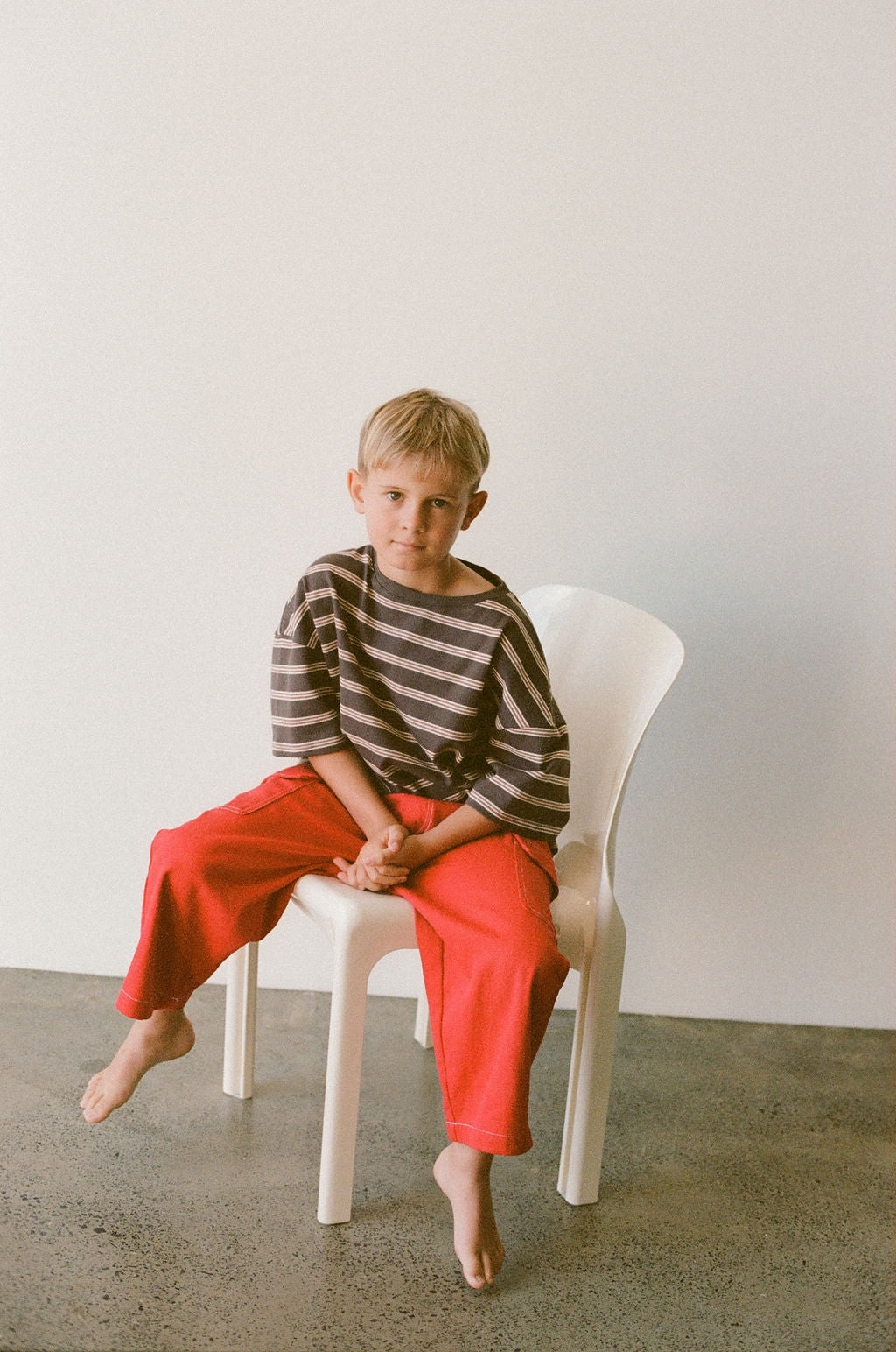 Twill Pants | Red