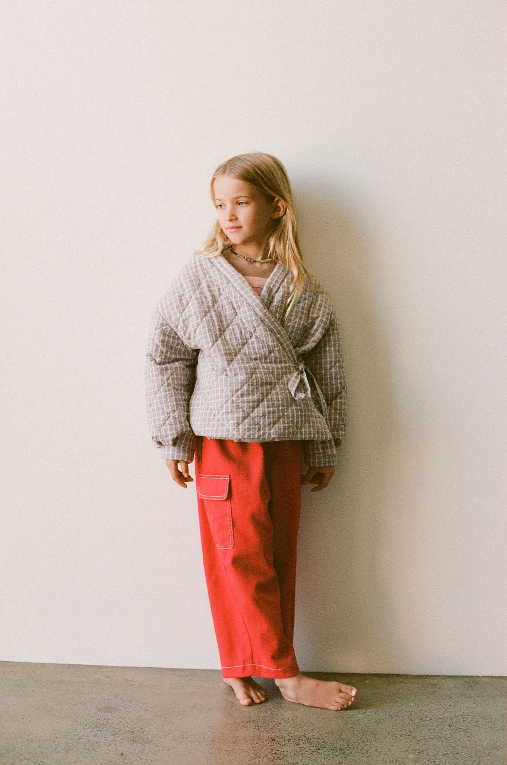 Twill Pants | Red