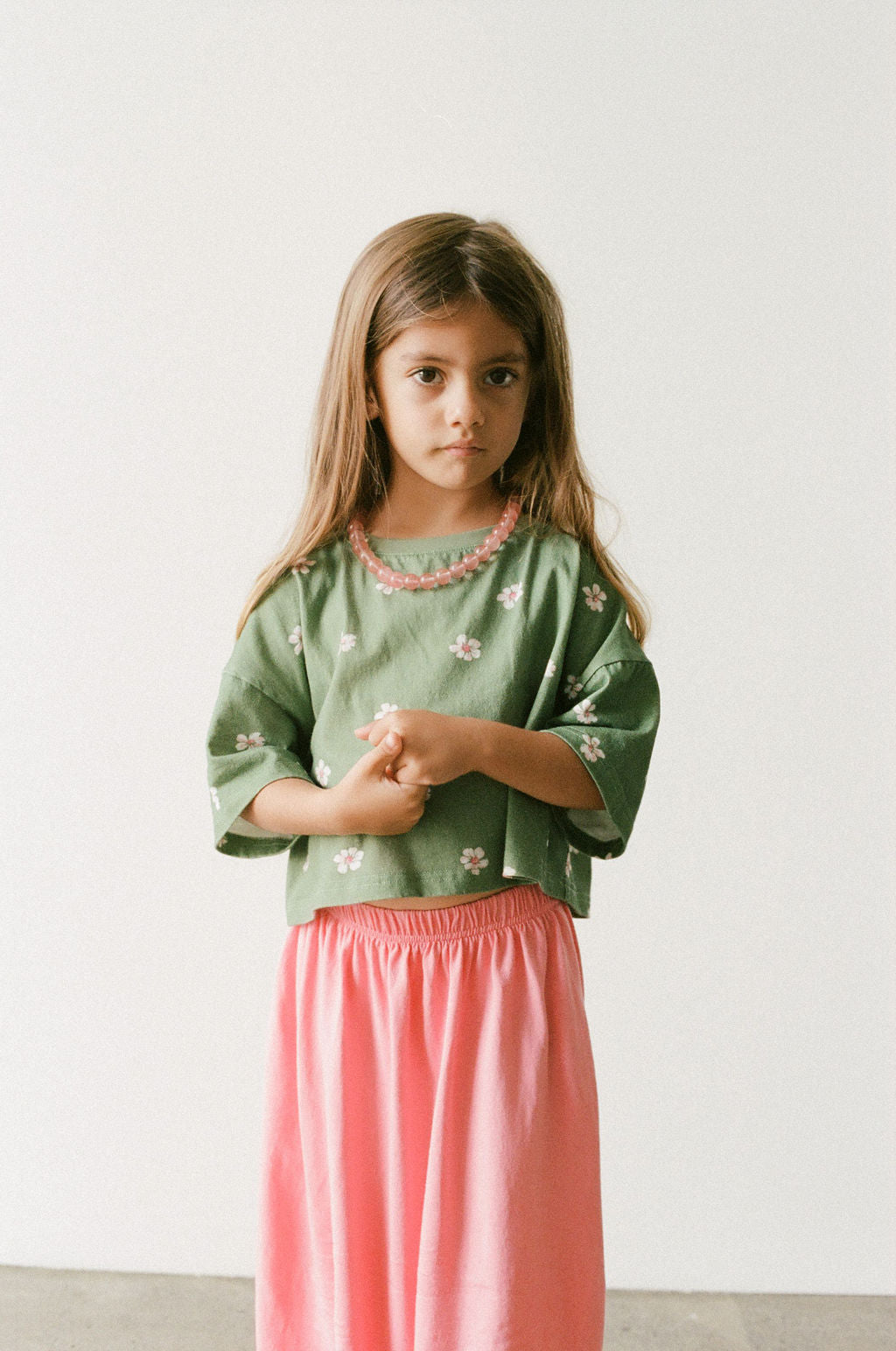 Cropped Tee | Field Daisy