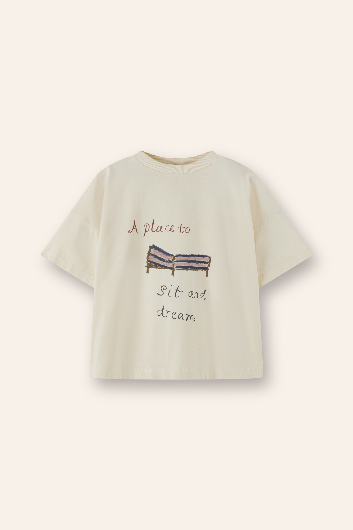 Sit &amp; Dream Artist Collab Tee | Natural