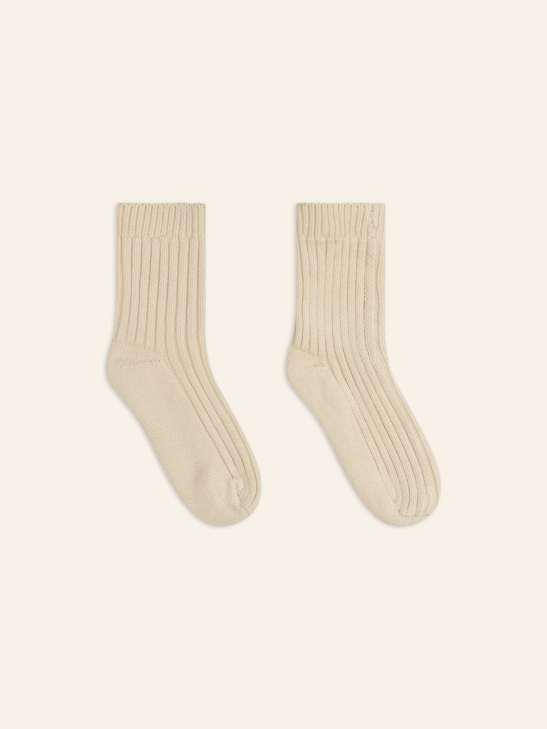 Knit Socks | Biscuit