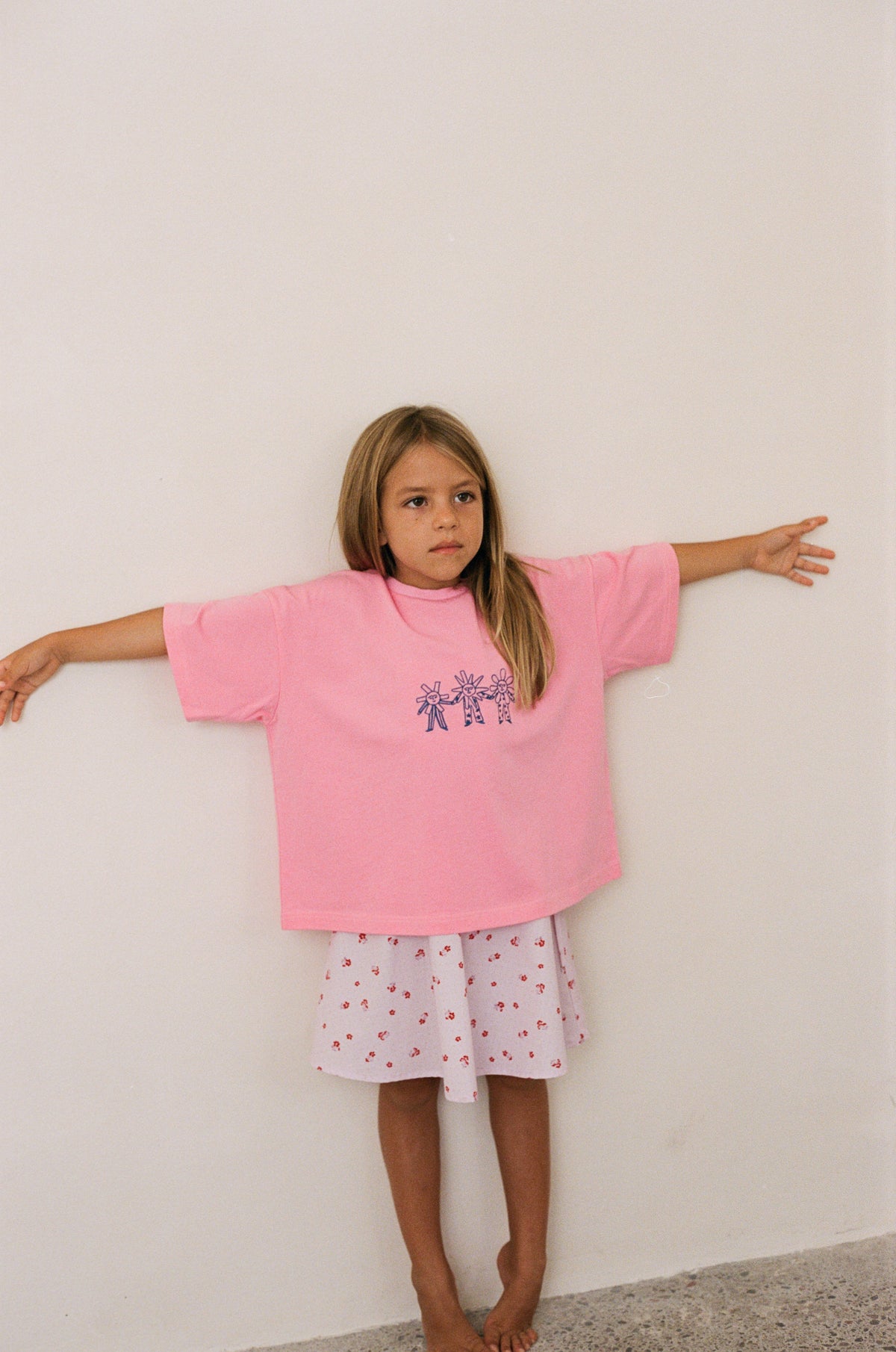 Dancing Flowers Tee | Peony