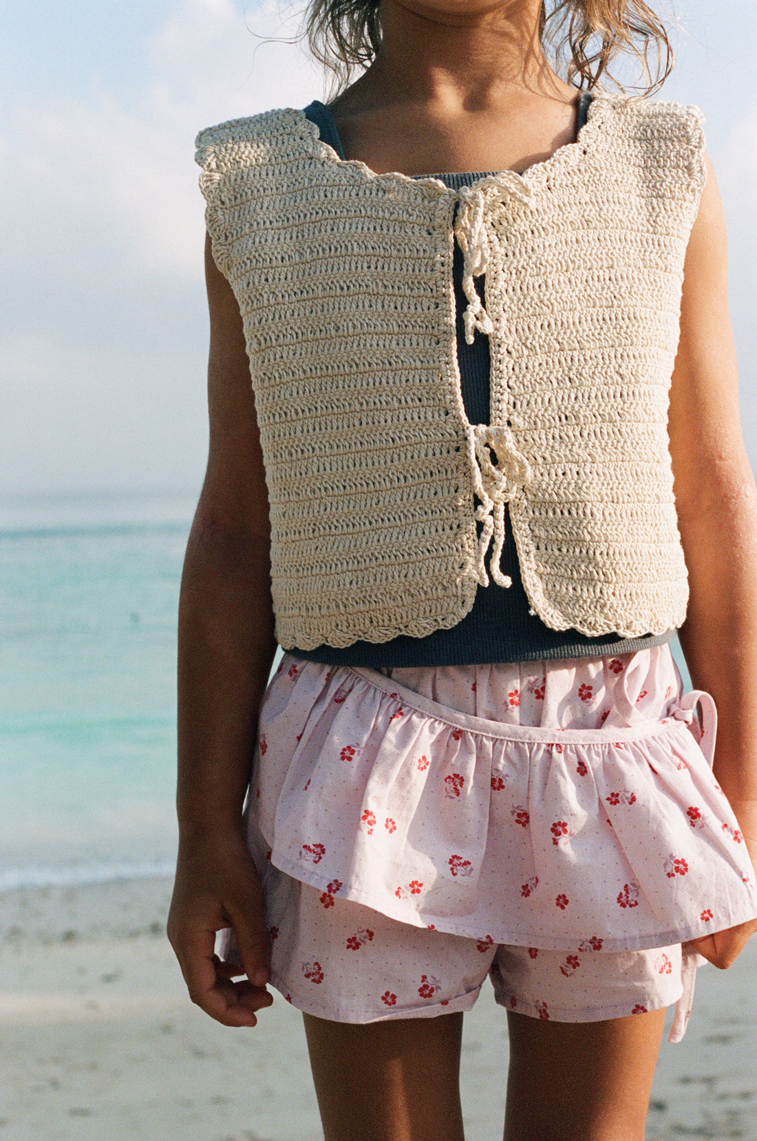 Crochet Vest | Ecru