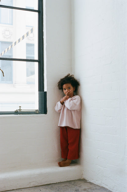 Essential Knit Jumper | Dusty Pink