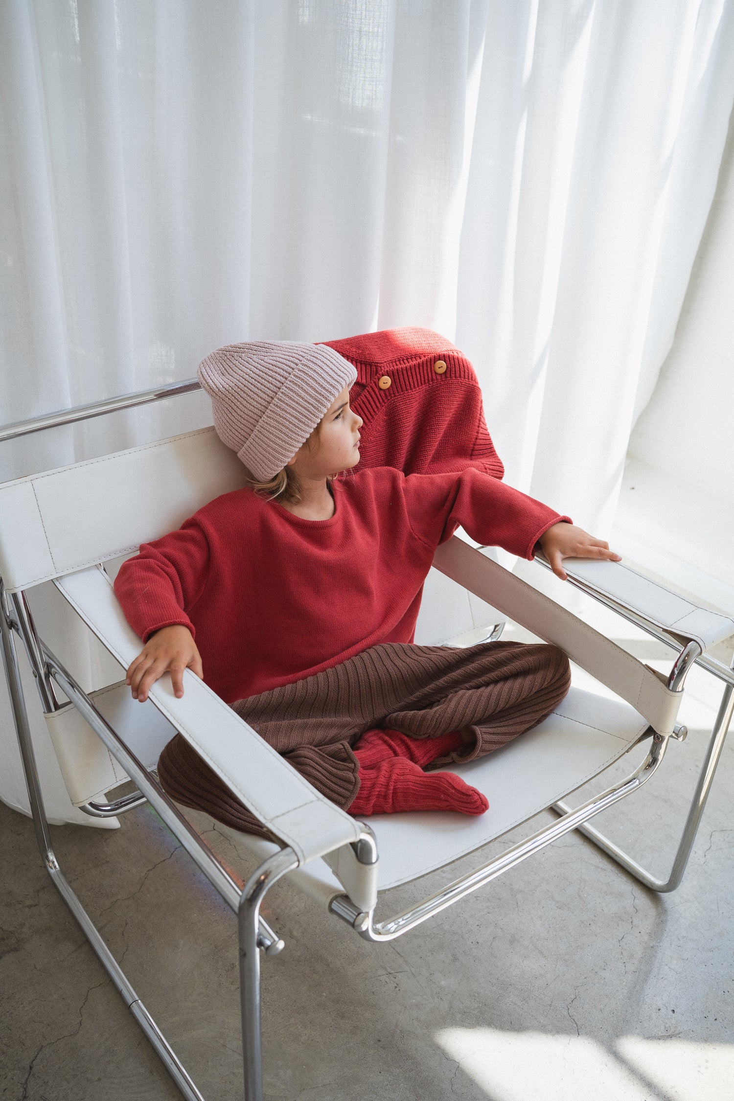 Essential Knit Jumper | Chilli