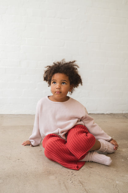 Essential Knit Jumper | Dusty Pink
