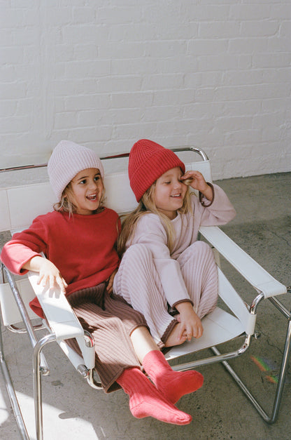 Knit Beanie | Chilli