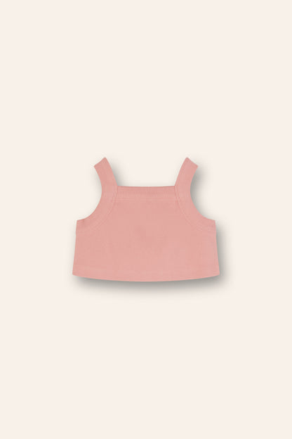 Rib Singlet | Pink