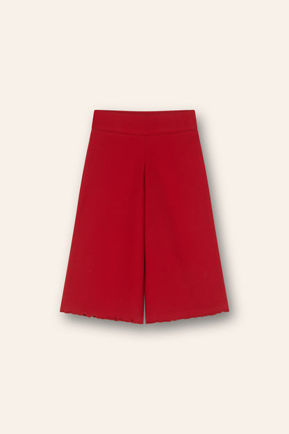 Rib Pants | Red