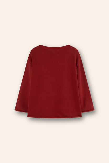 Essential Knit Jumper | Chilli