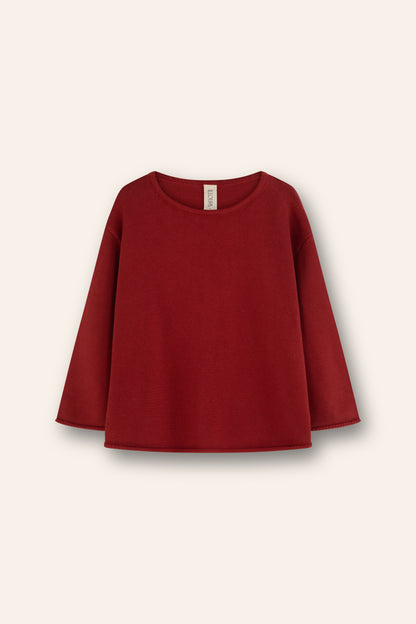 Essential Knit Jumper | Chilli