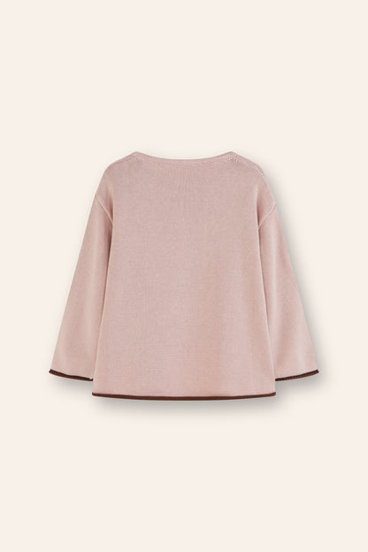 Essential Knit Jumper | Dusty Pink