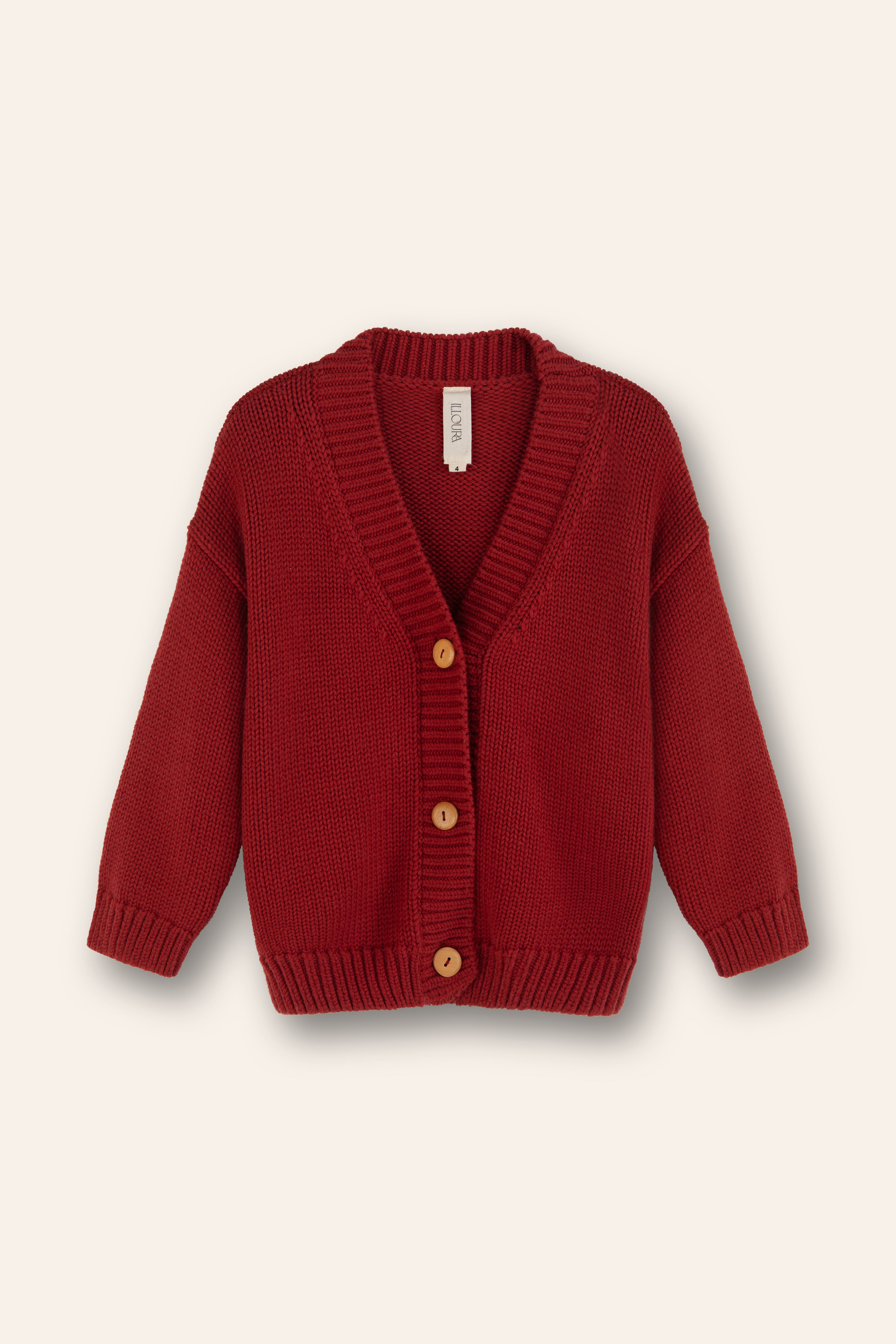 Wool Knit Cardigan| Chilli