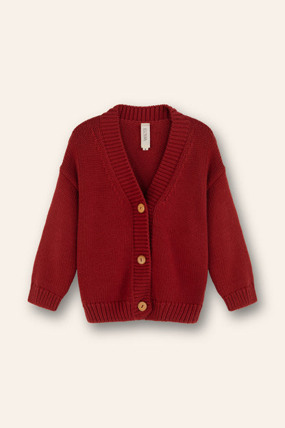 Wool Knit Cardigan| Chilli