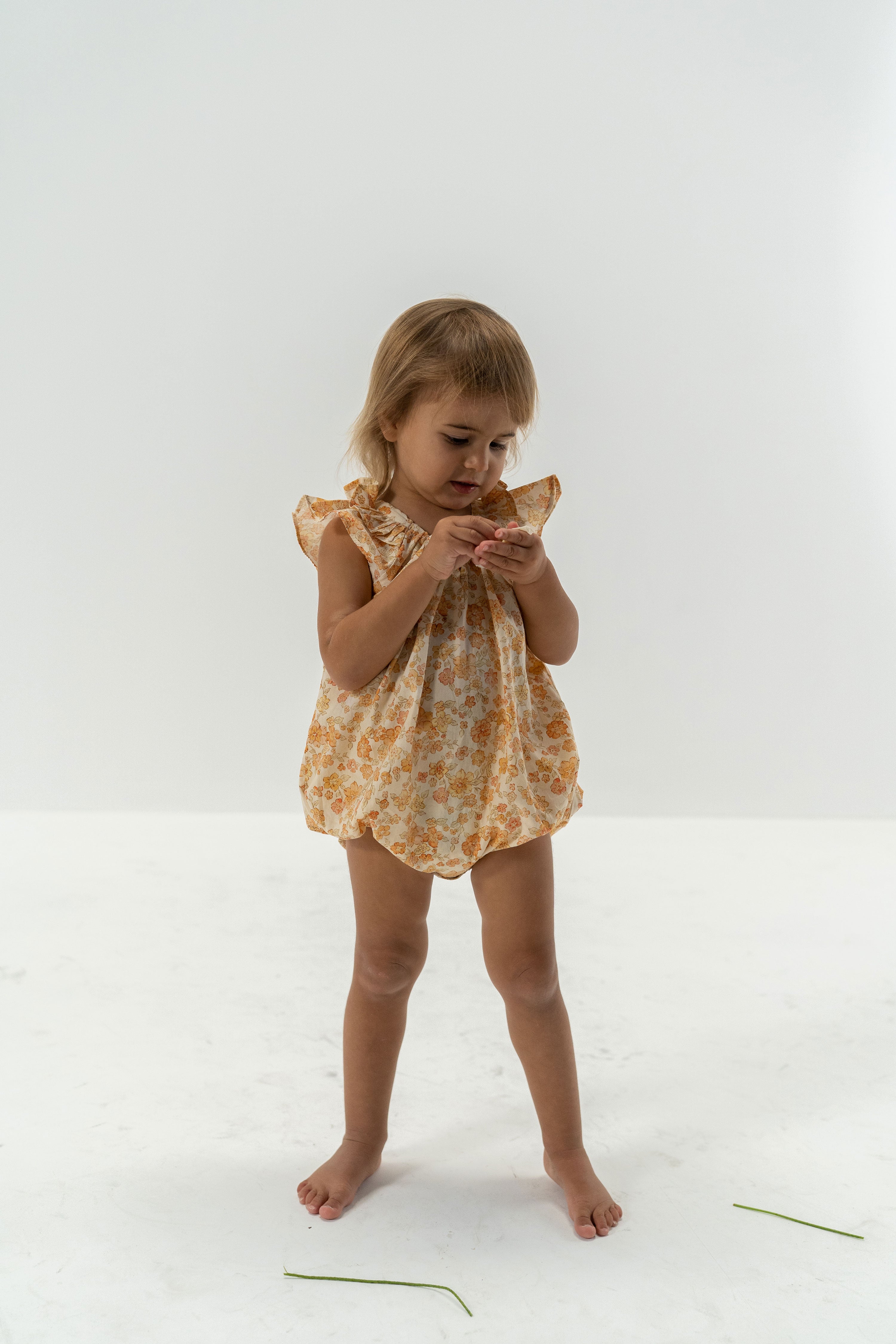 Opie Romper | Buttercup Print