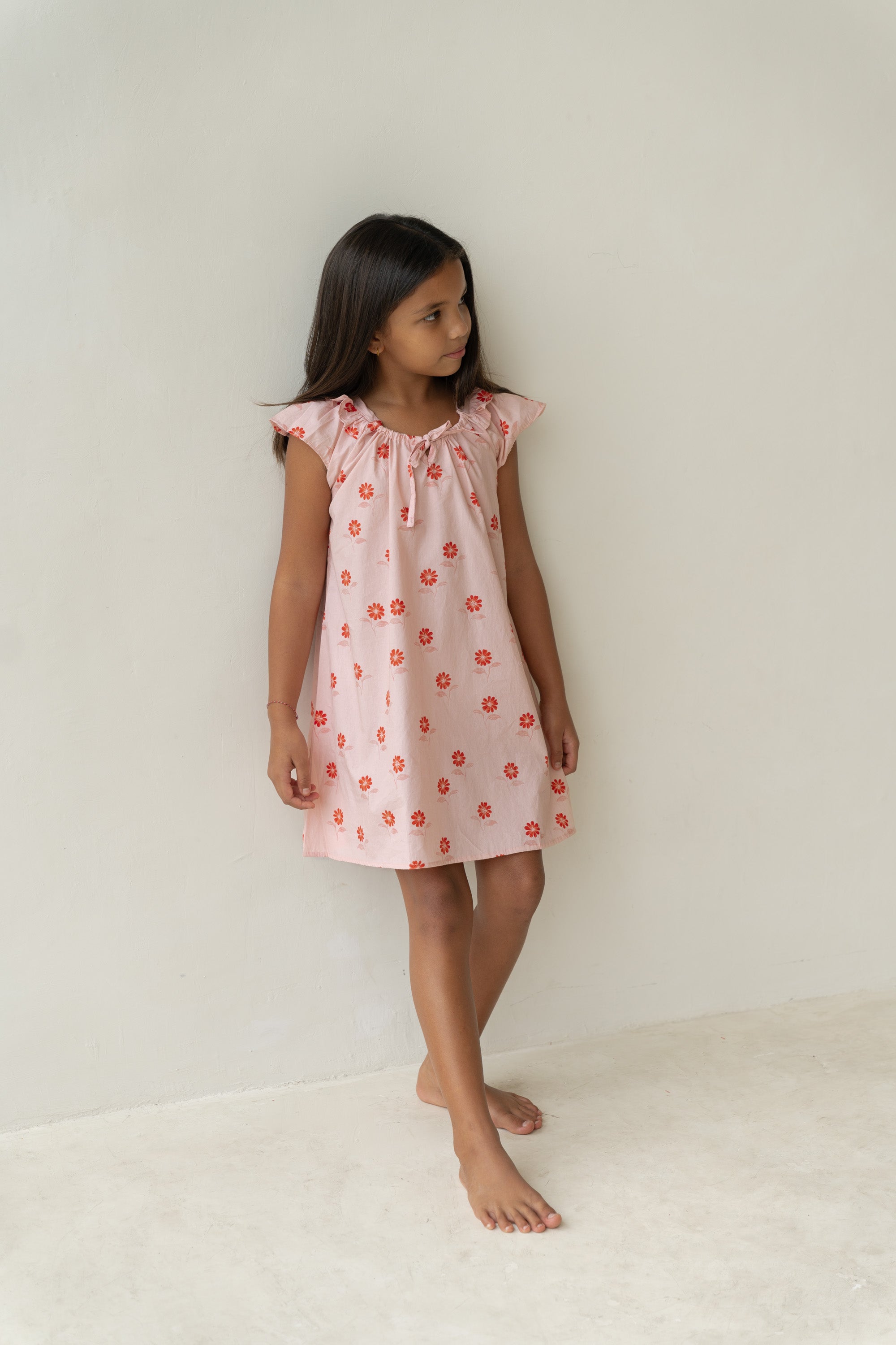 girls floral print dress