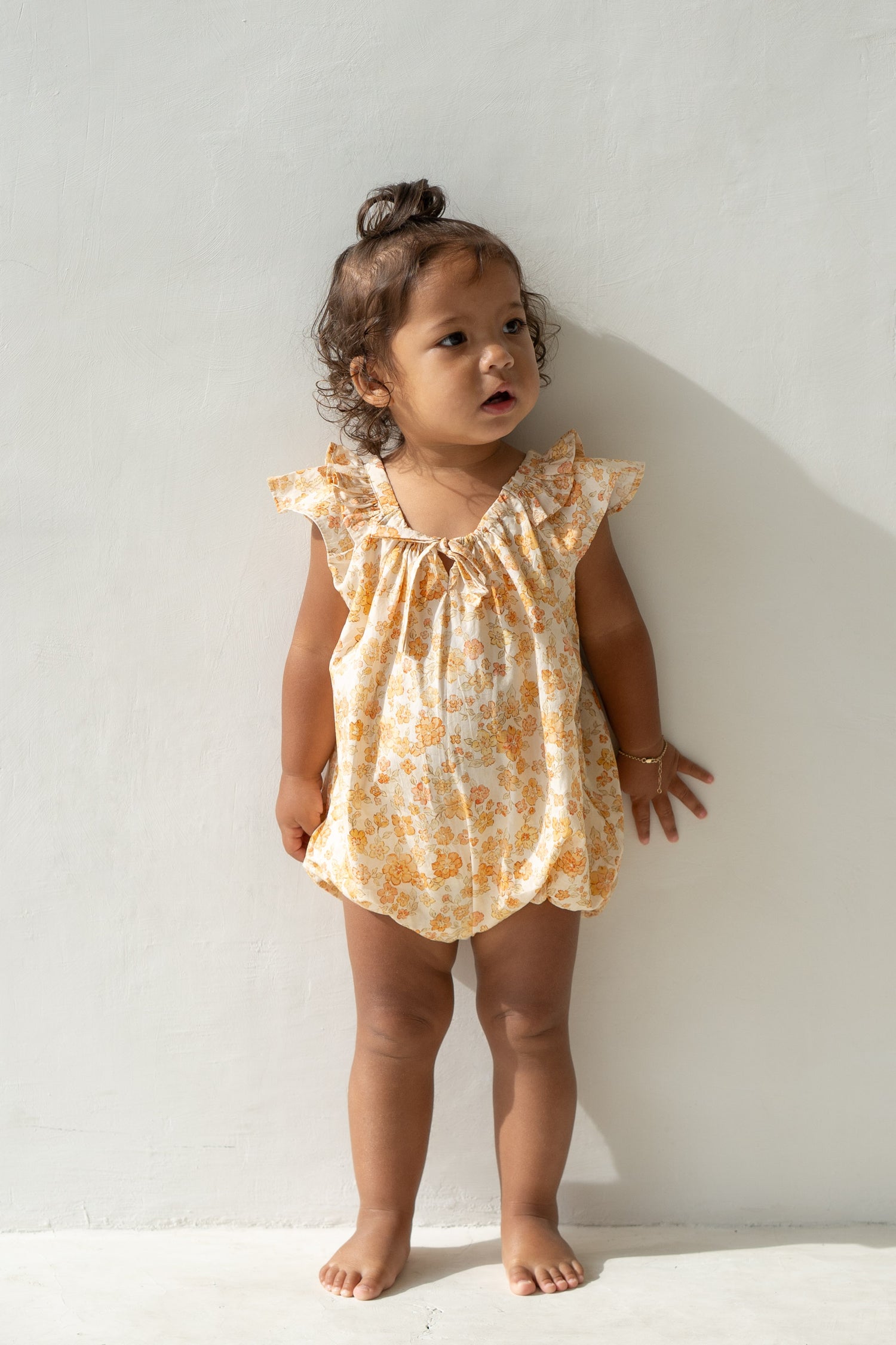 Opie Romper | Buttercup Print