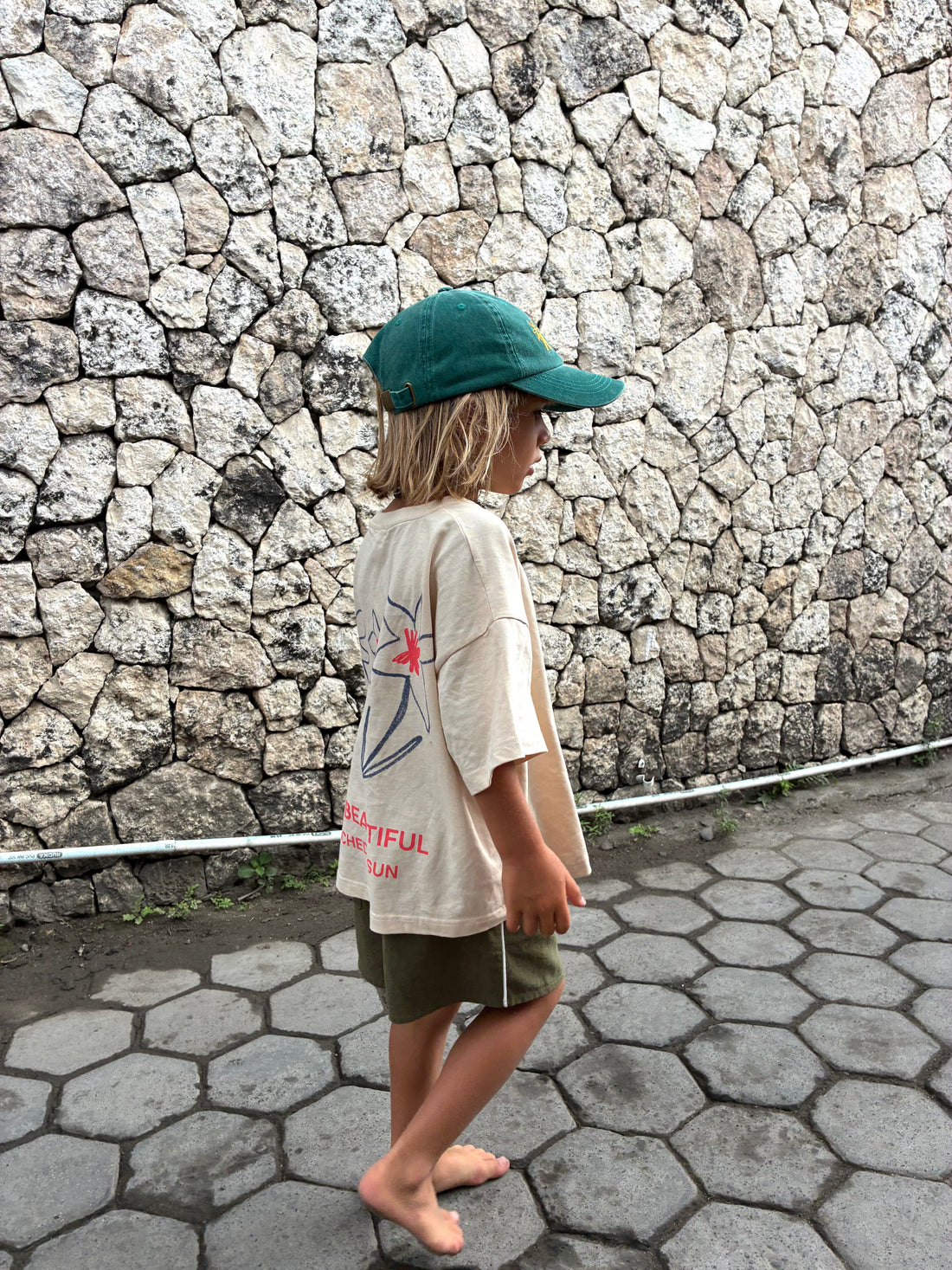 Dancing Flower Shorts | Khaki