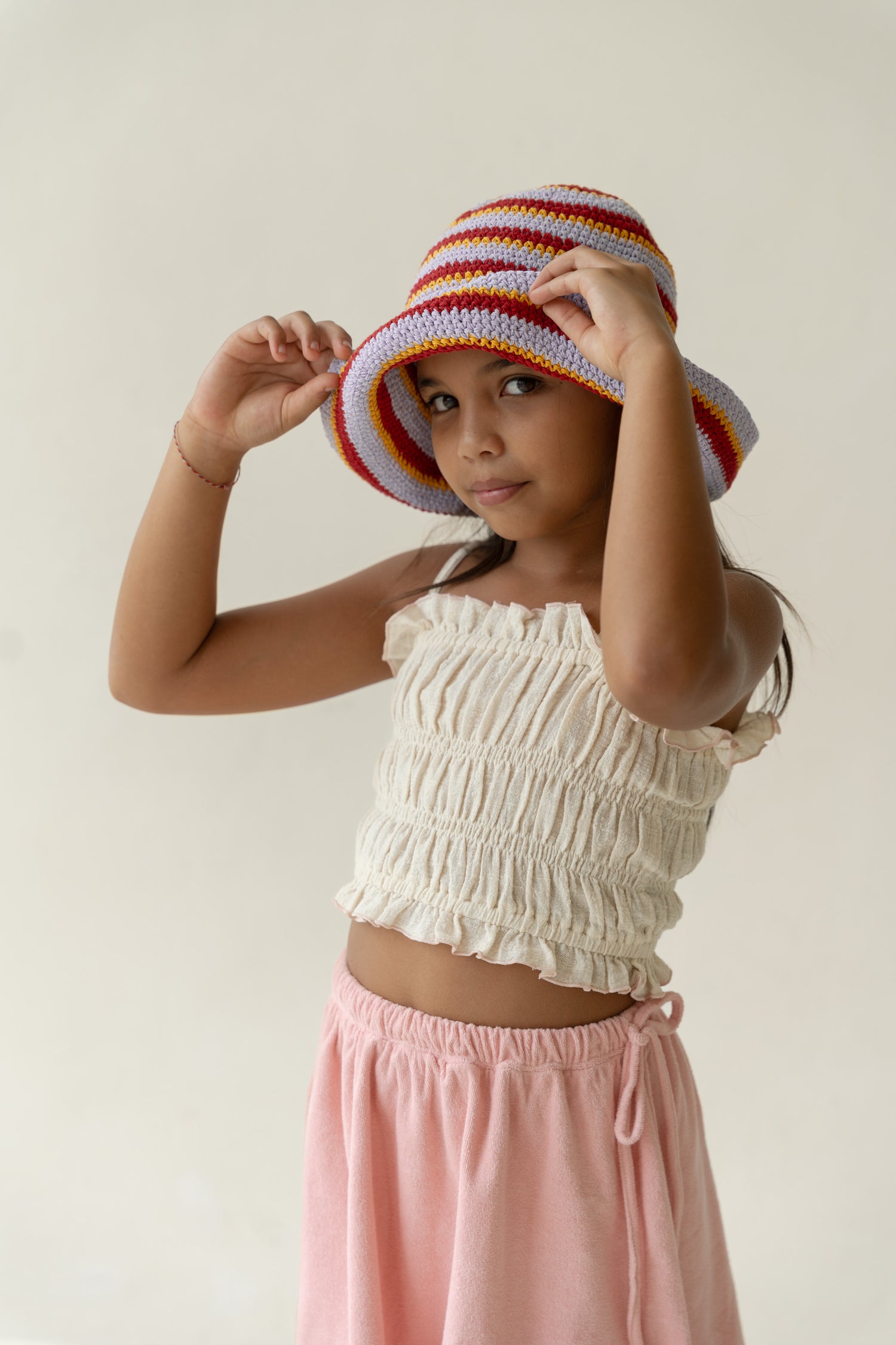 Unisex Child Crochet hat - 100% cotton