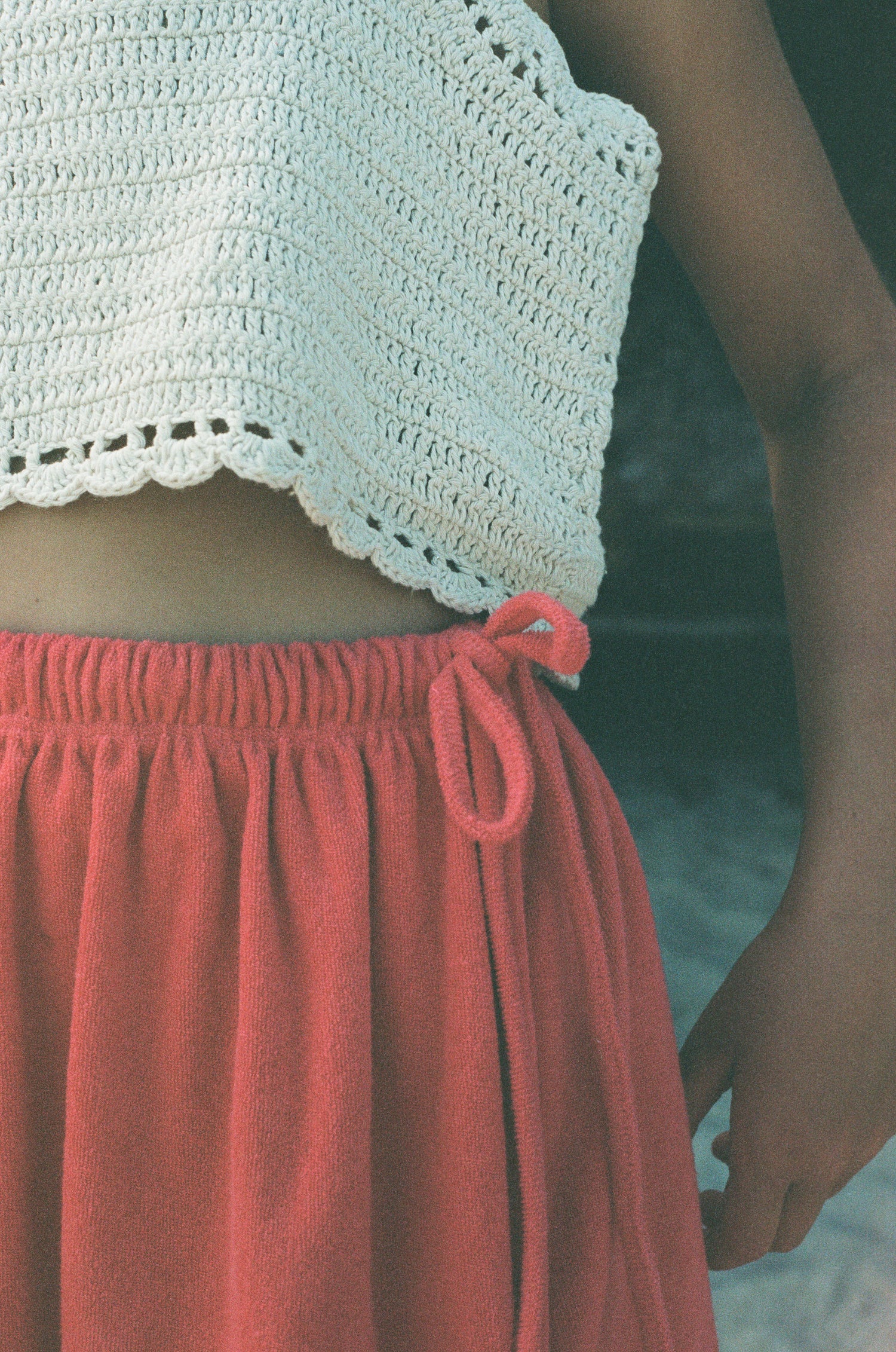 Lenni Skirt | Watermelon Terry