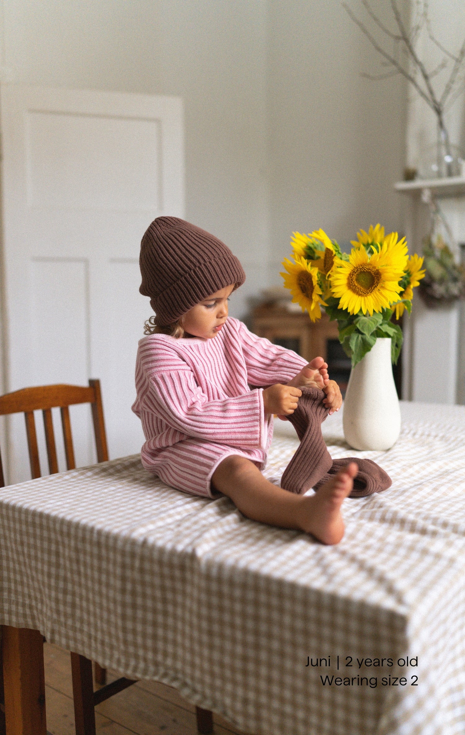 Essential Knit Romper | Strawberry Stripe