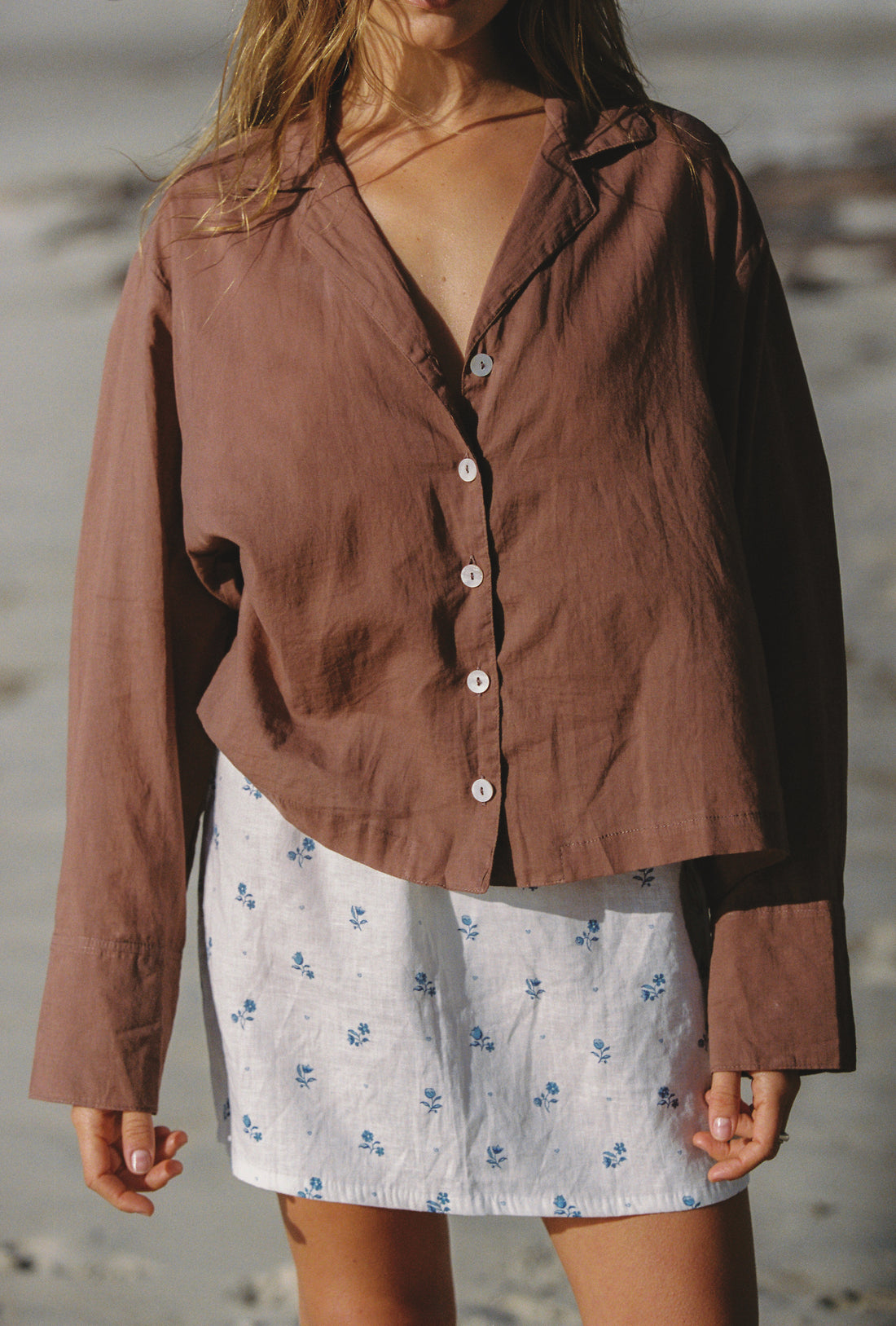 Stevie Shirt | Carob