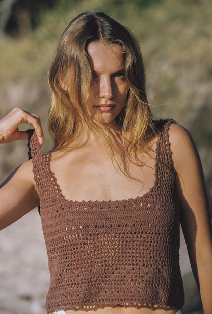 Crochet Tank | Carob