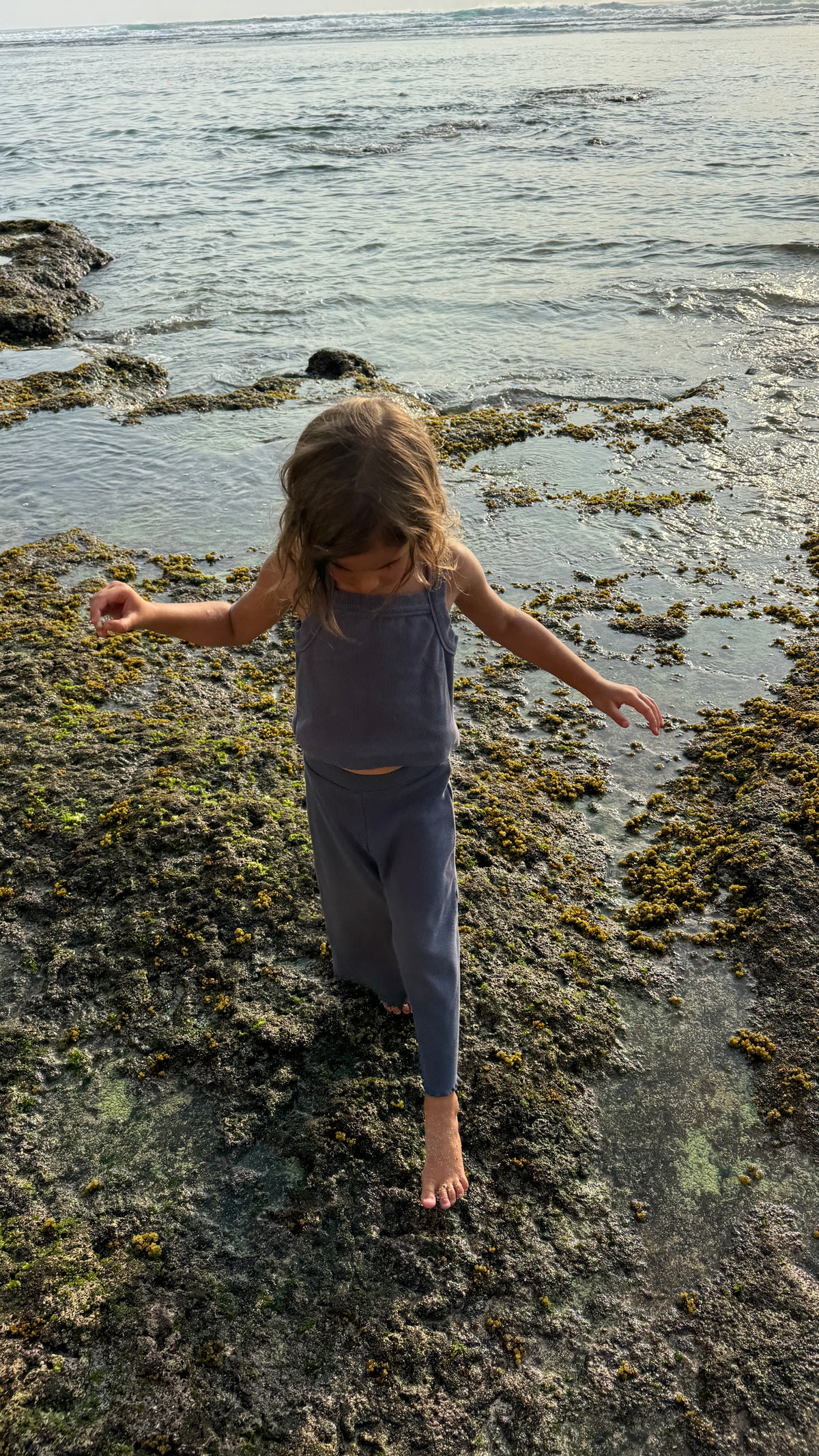 Rib Pants | Ocean