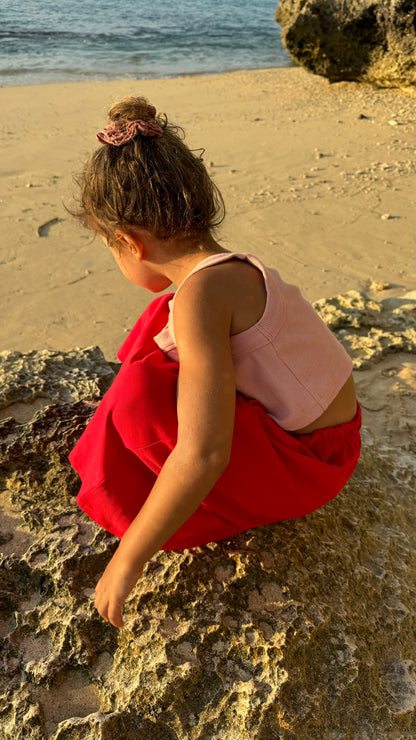 Rib Singlet | Pink