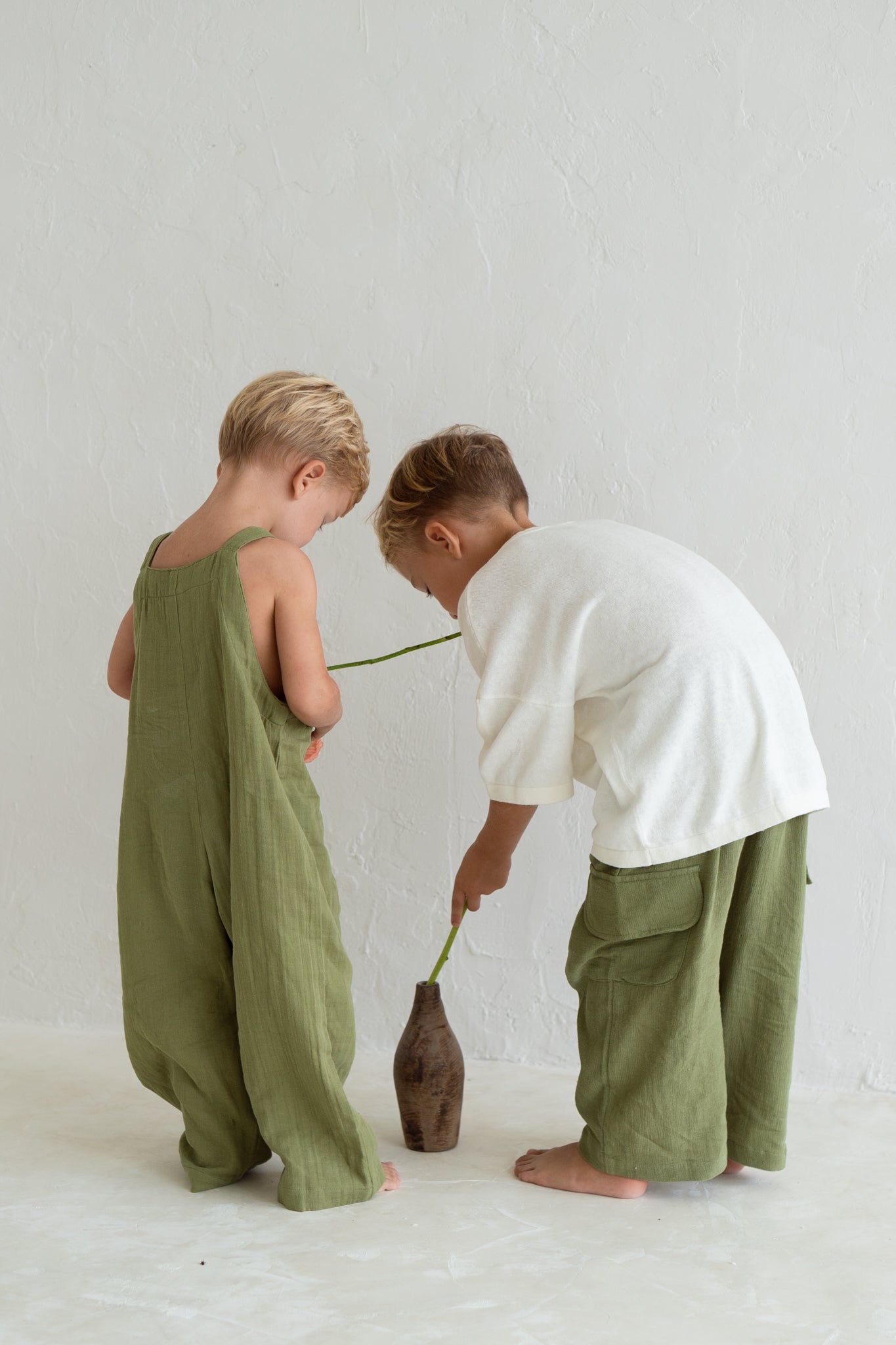 Long Marlow Overalls | Olive