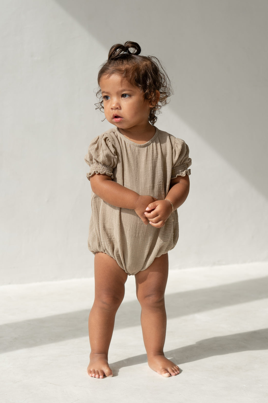 Summer Meadow Romper | Mushroom