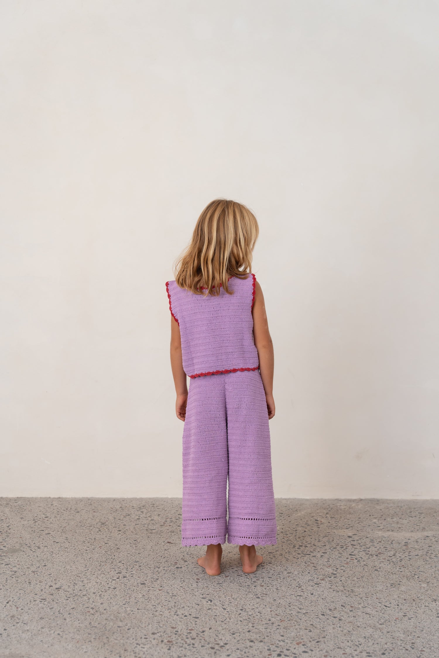Crochet Pants | Lilac