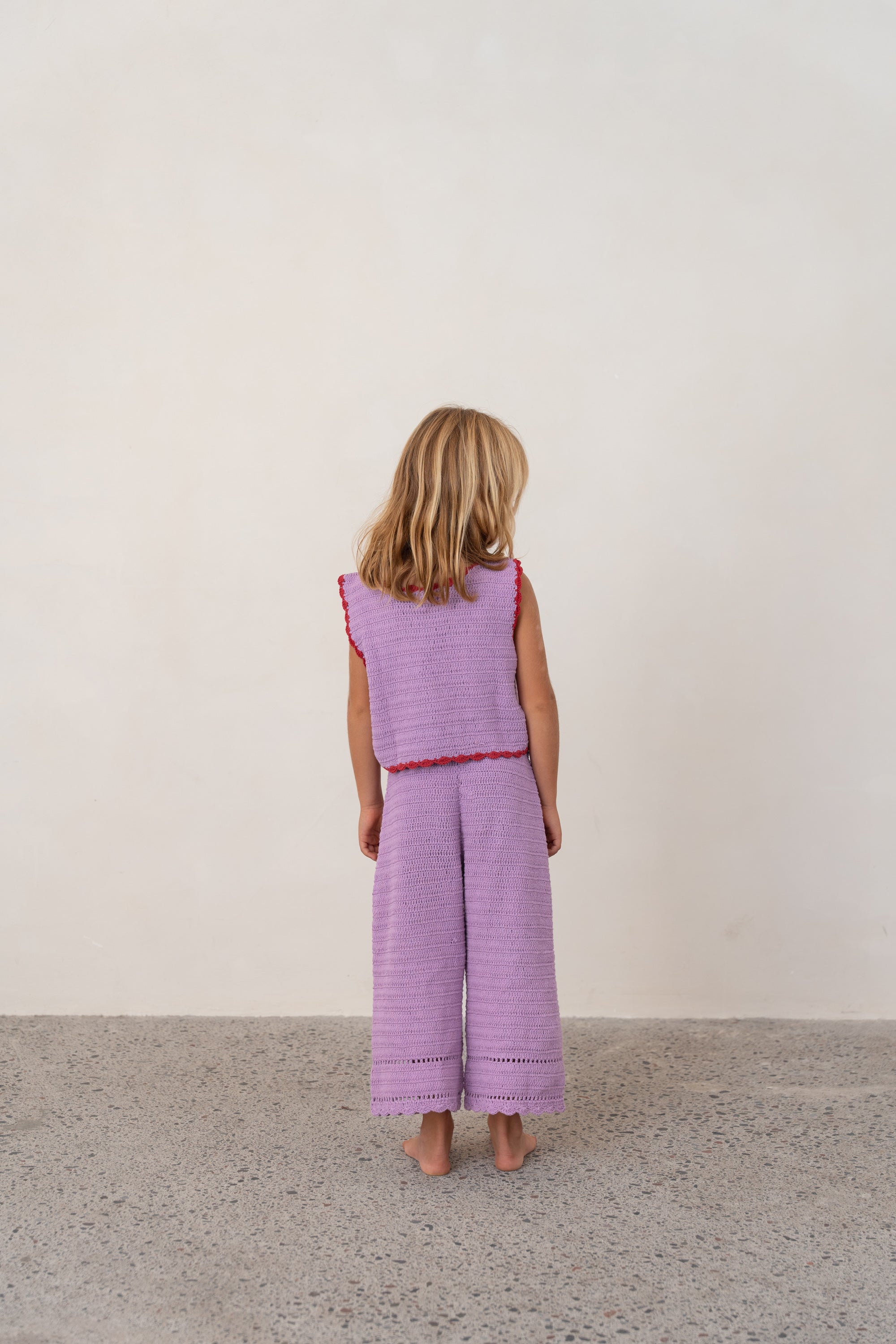 Crochet Pants | Lilac