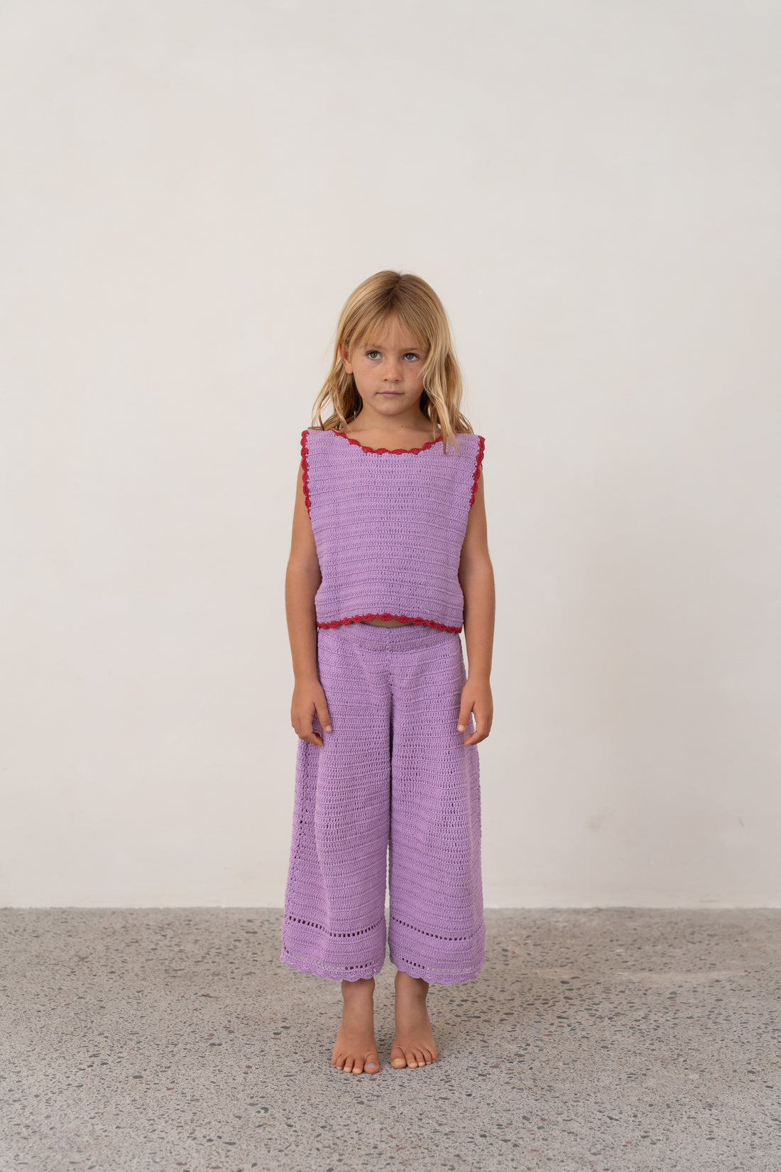 Crochet Vest | Lilac