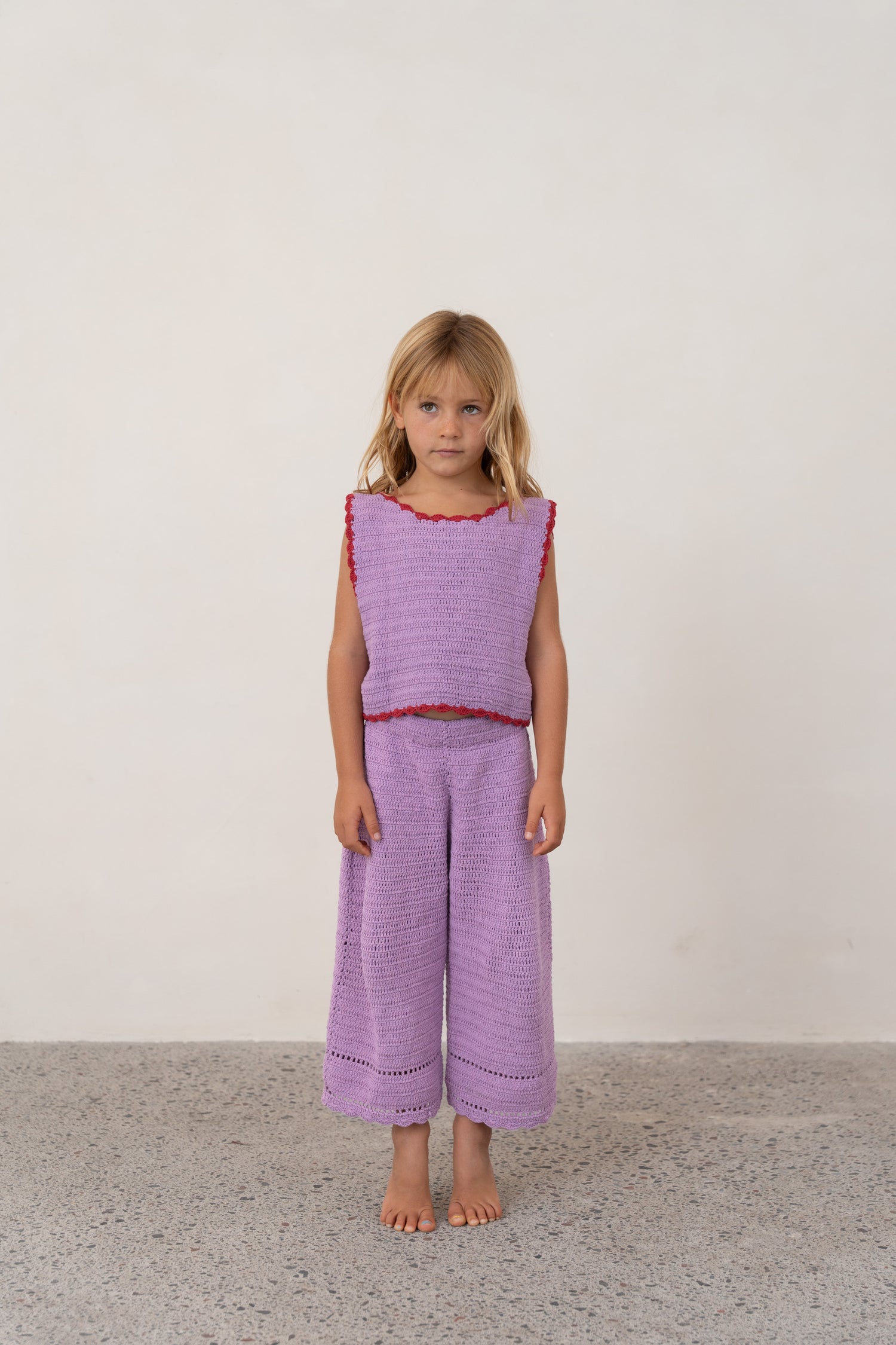Crochet Pants | Lilac