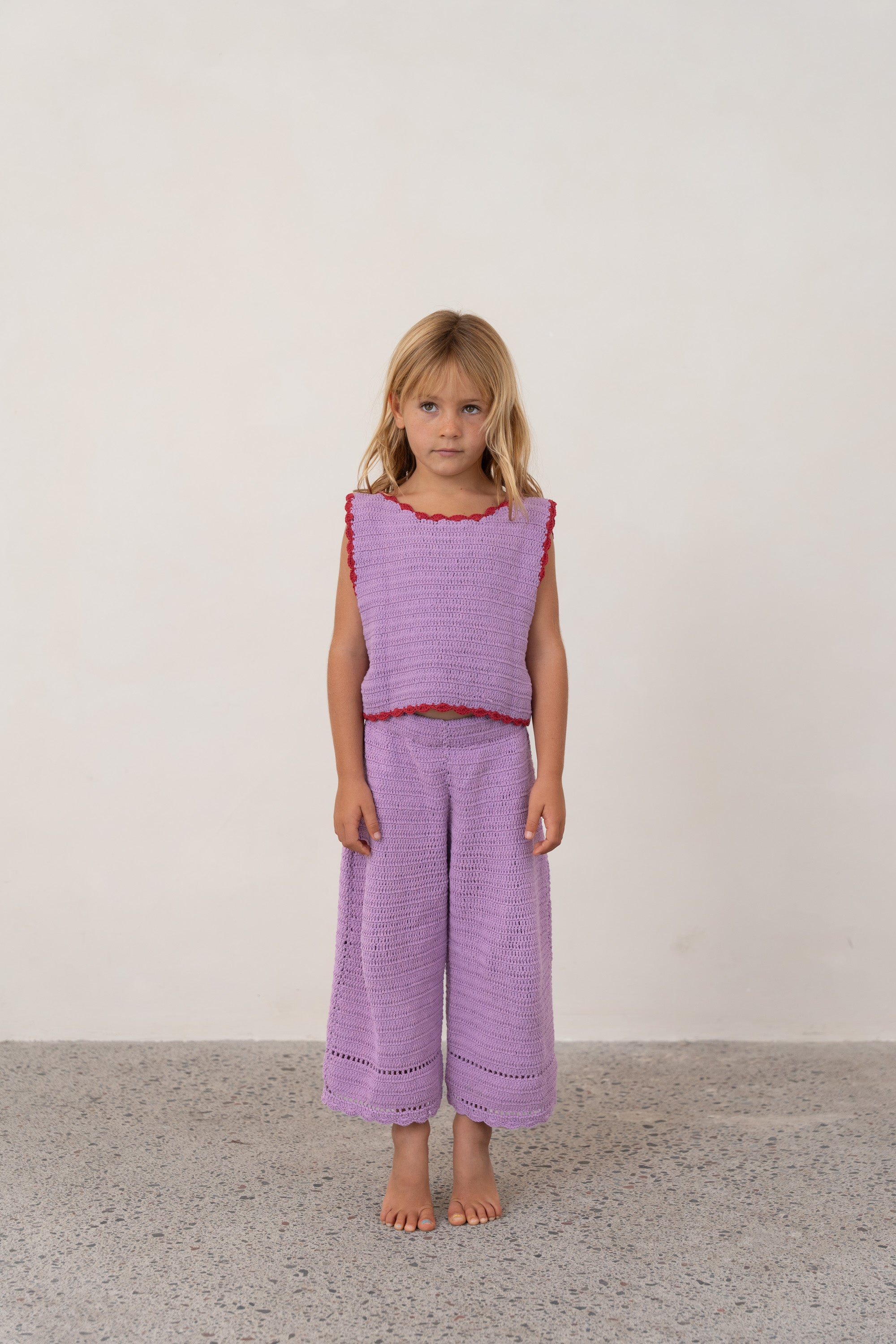Crochet Pants | Lilac