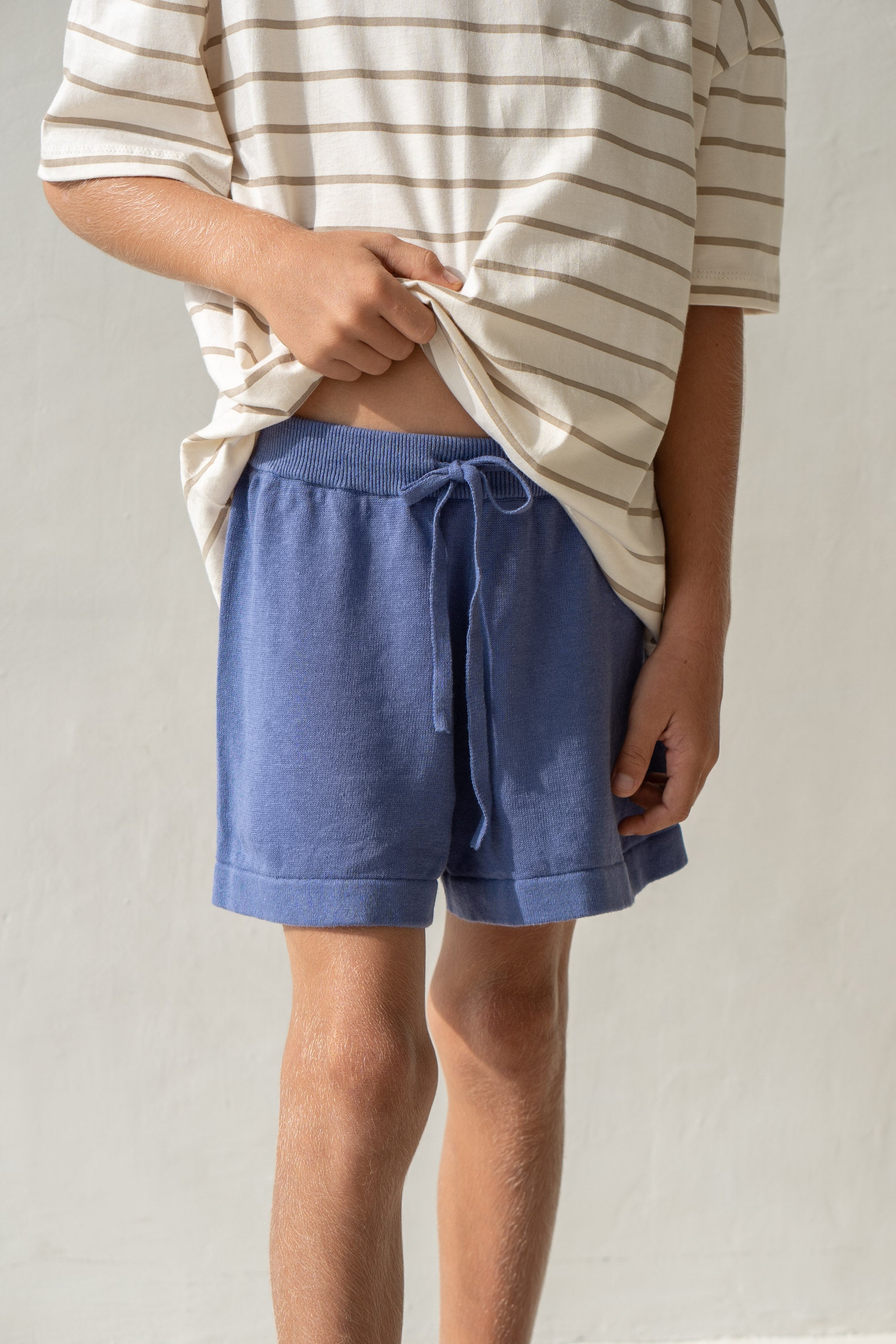 Thin Knit Shorts | Dusk