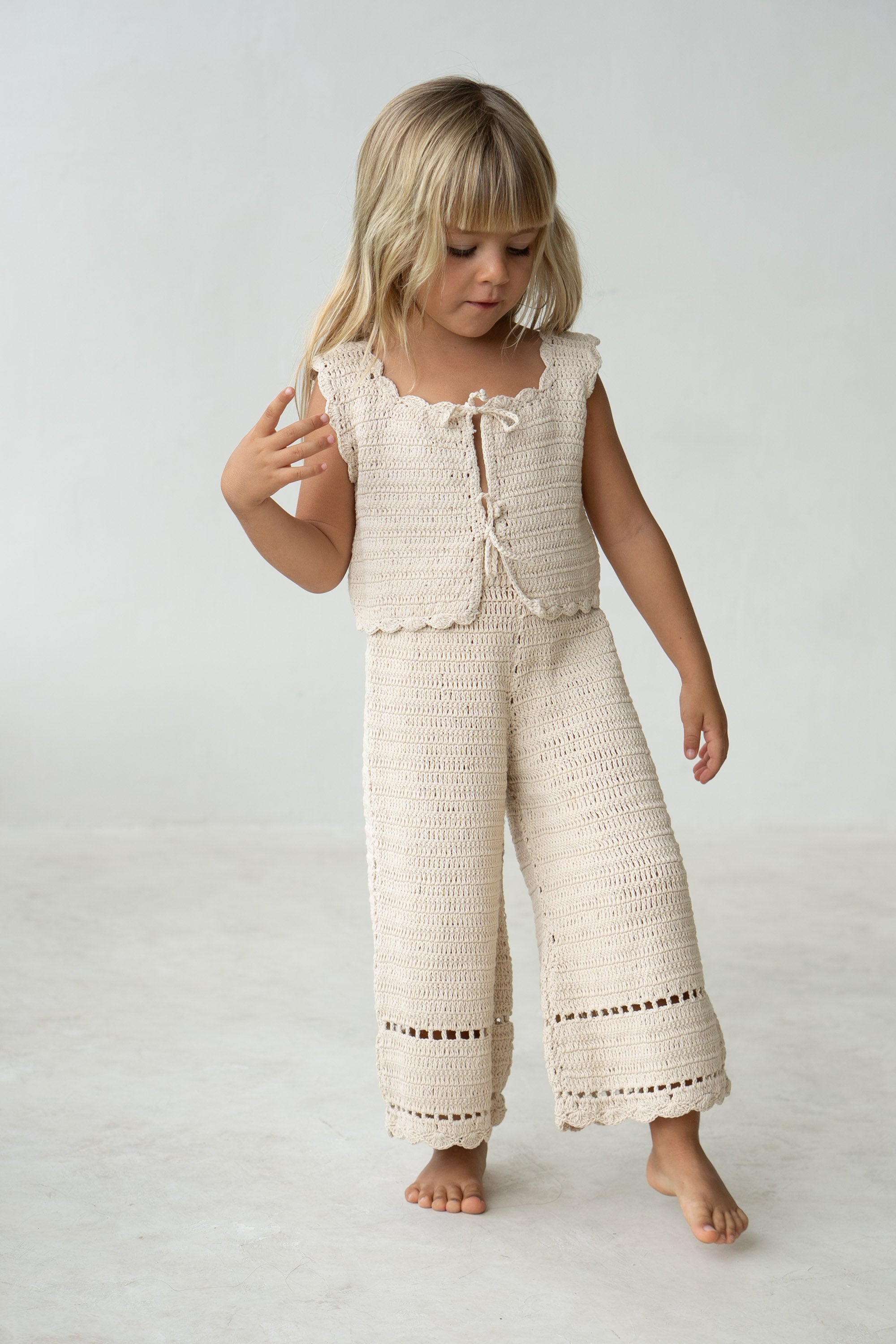 Crochet Vest | Ecru